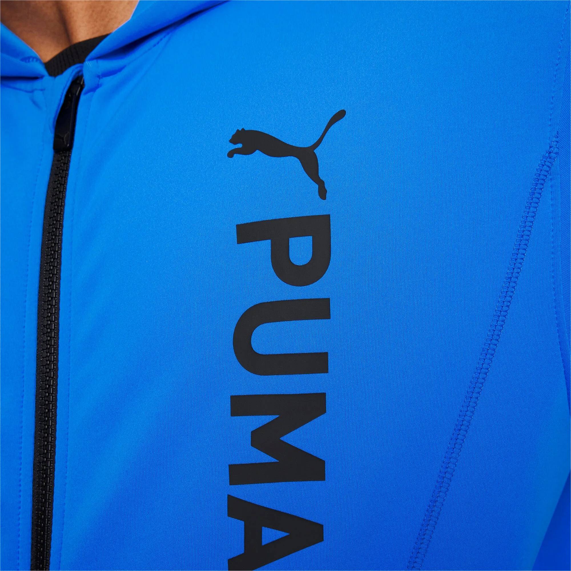 PUMA Men's Fit Double Knit Full-Zip Hoodie