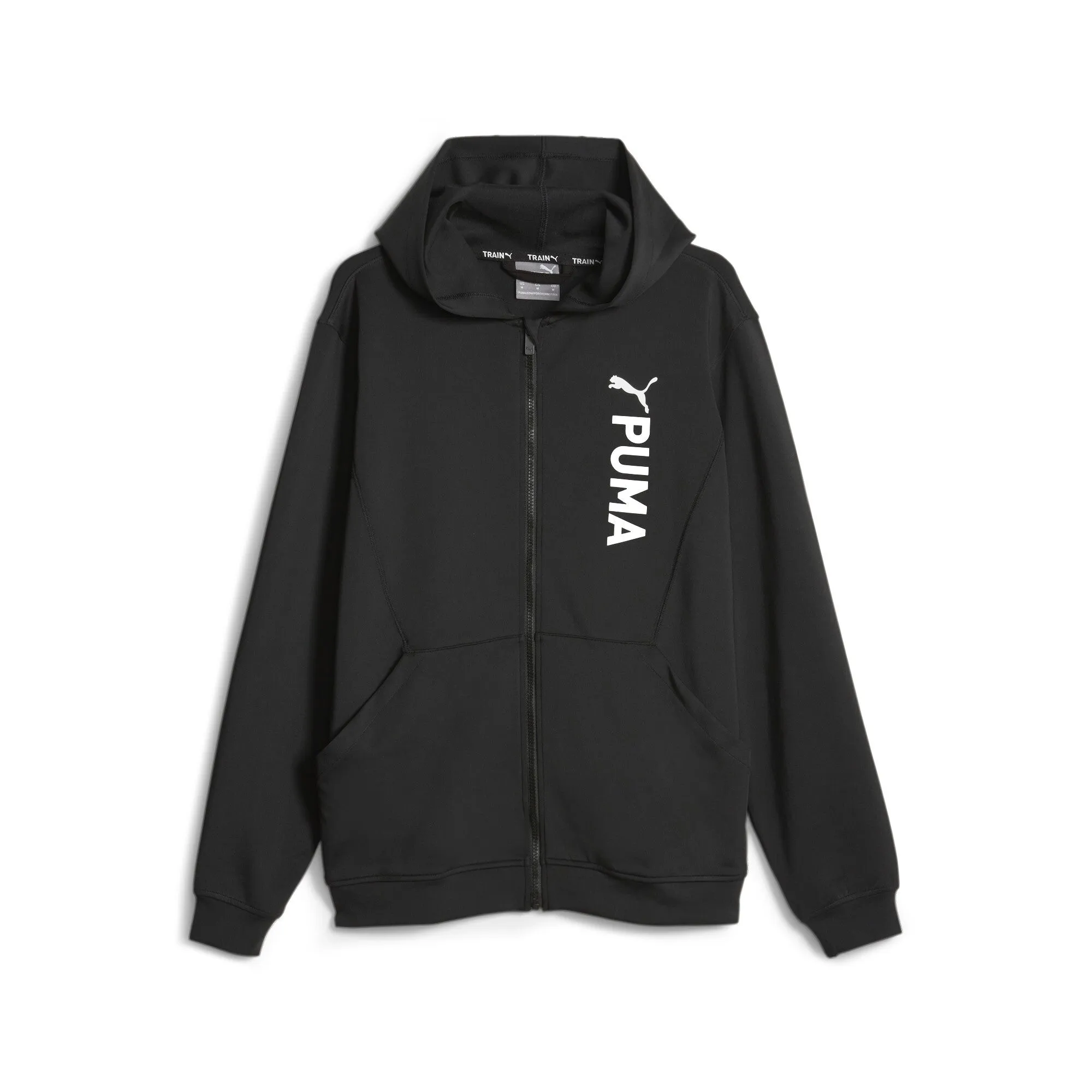 PUMA Men's Fit Double Knit Full-Zip Hoodie