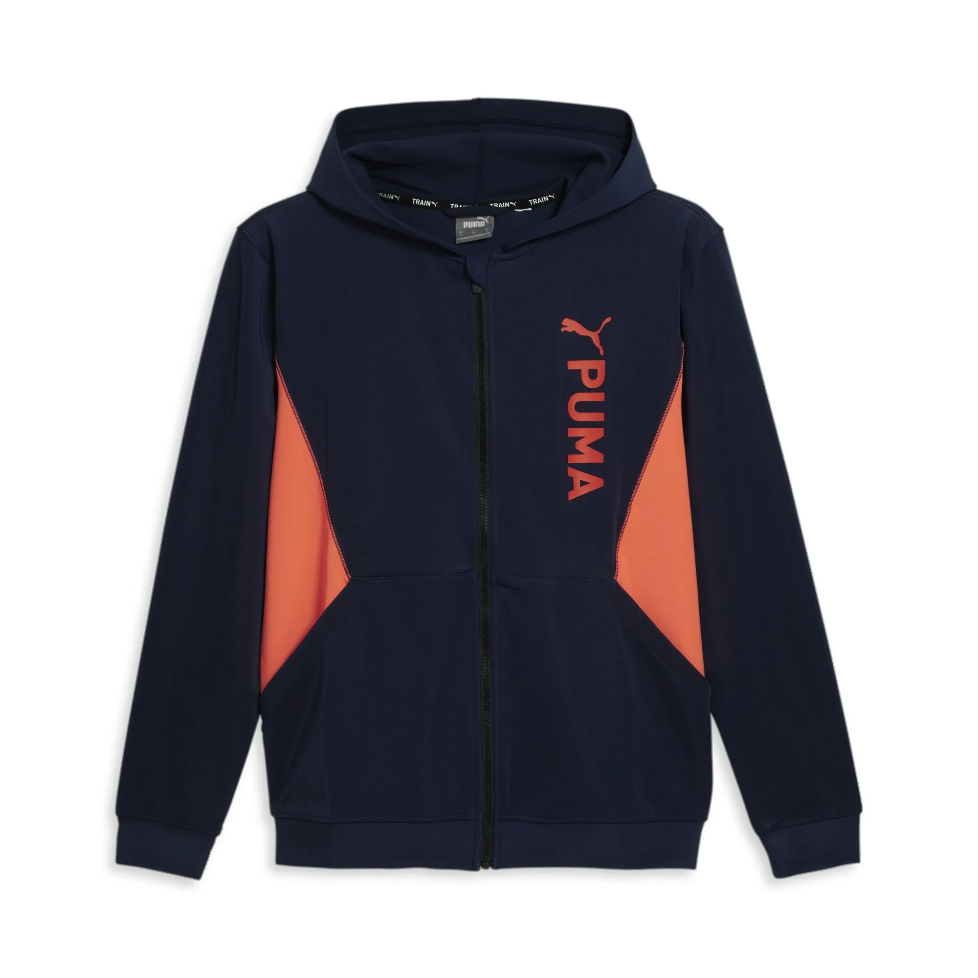 PUMA Men's Fit Double Knit Full-Zip Hoodie