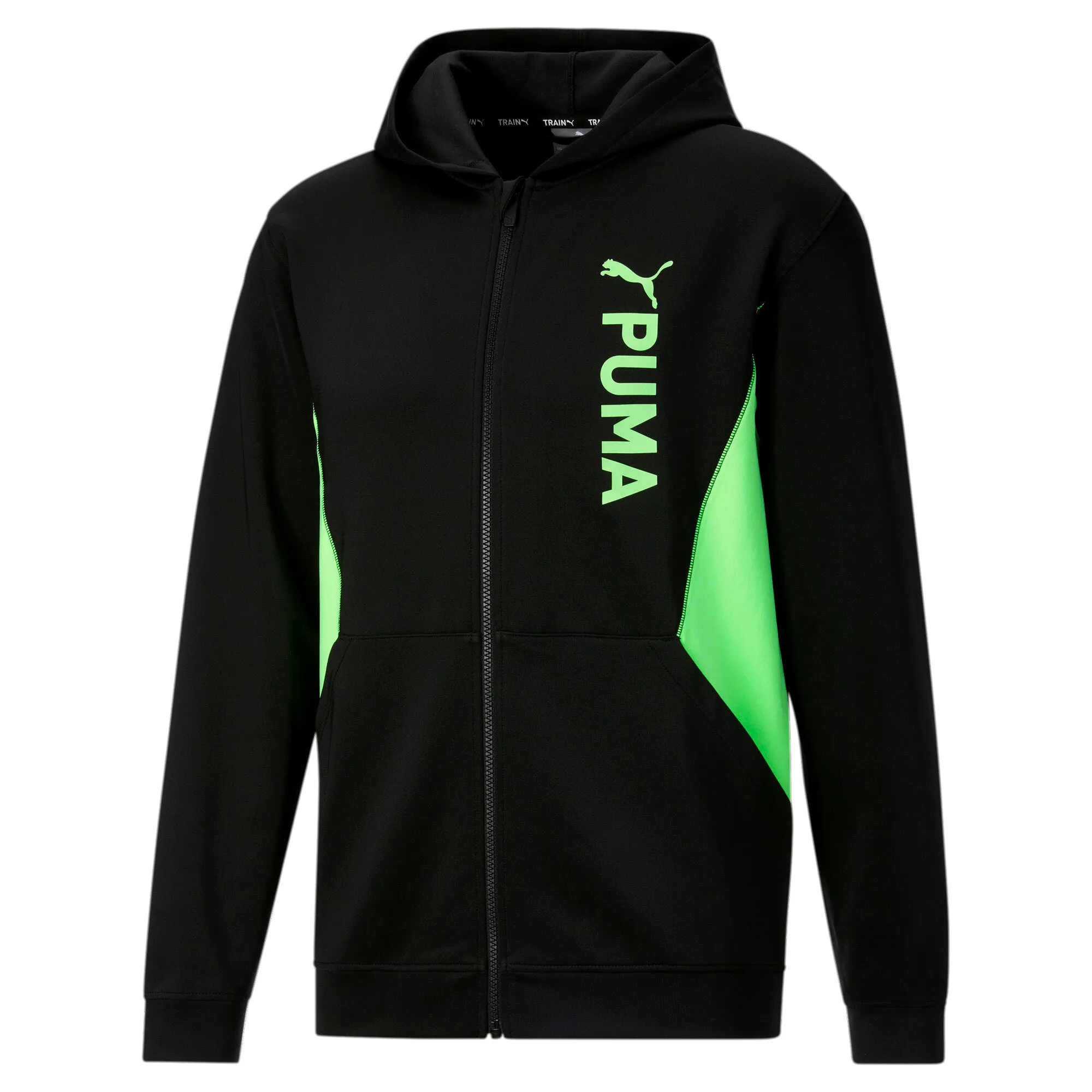 PUMA Men's Fit Double Knit Full-Zip Hoodie