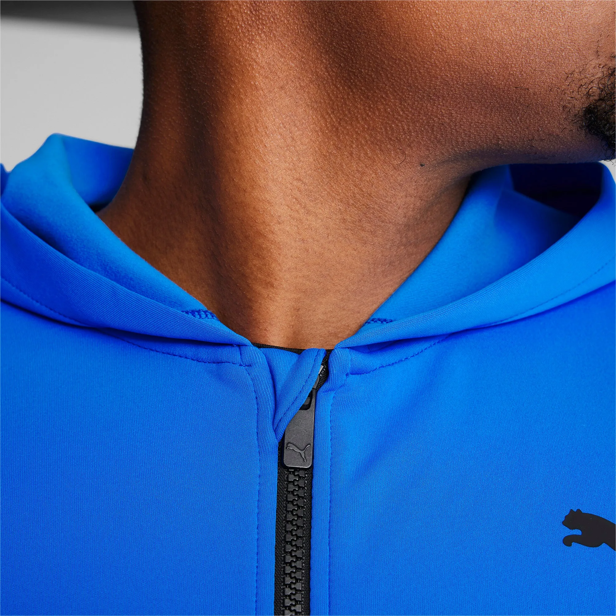 PUMA Men's Fit Double Knit Full-Zip Hoodie
