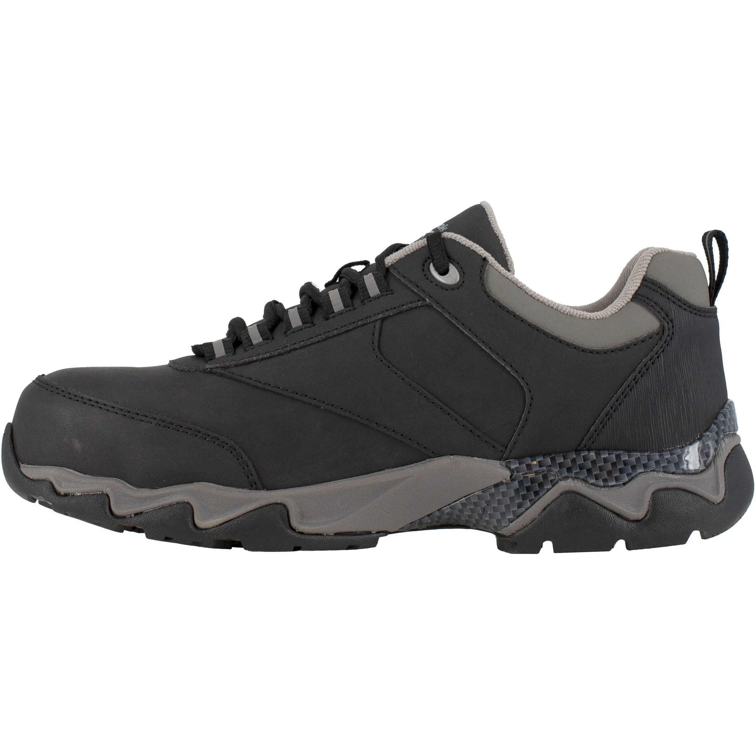 Reebok Men's Beamer Composite Toe Athletic Work Shoe- Black- RB1062