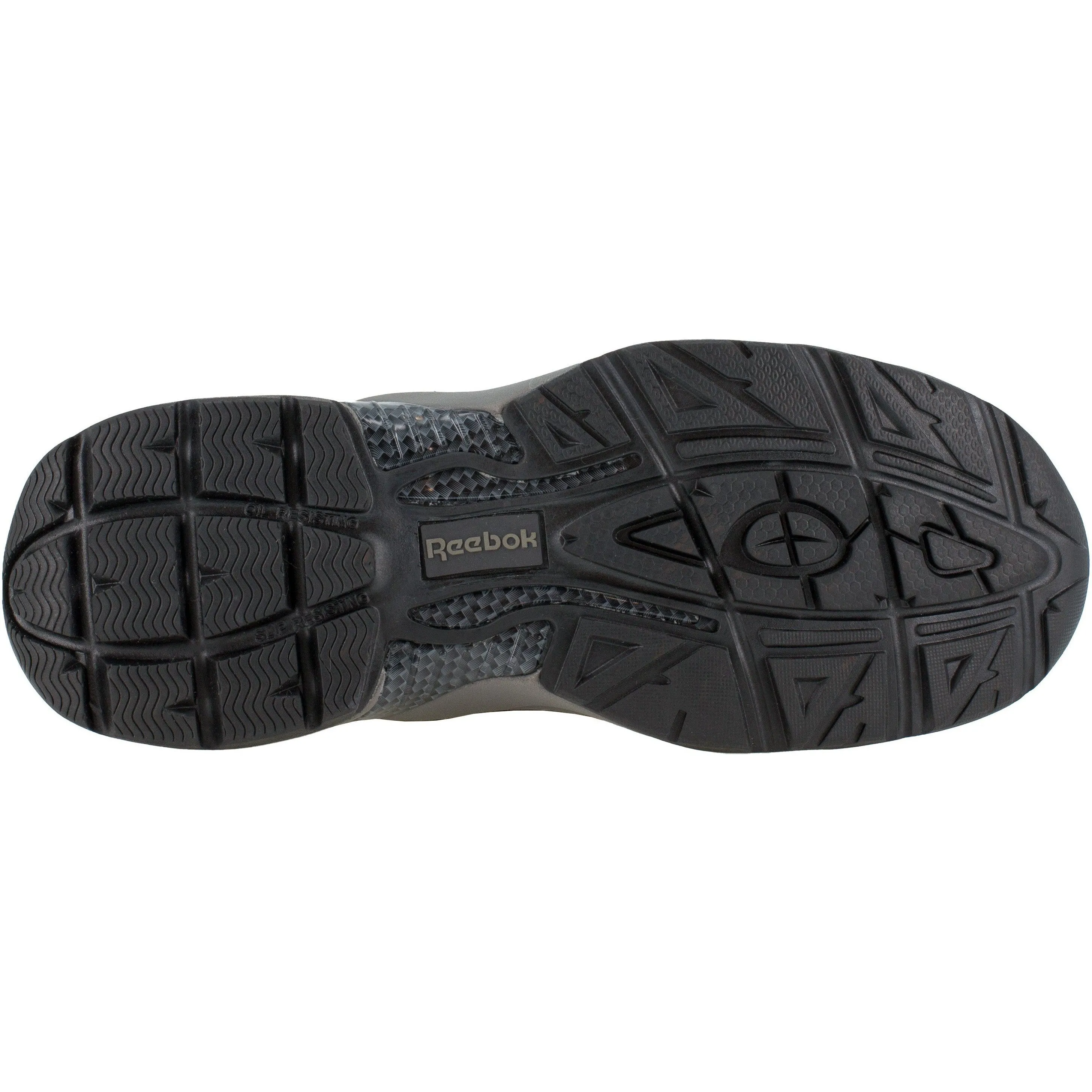 Reebok Men's Beamer Composite Toe Athletic Work Shoe- Black- RB1062