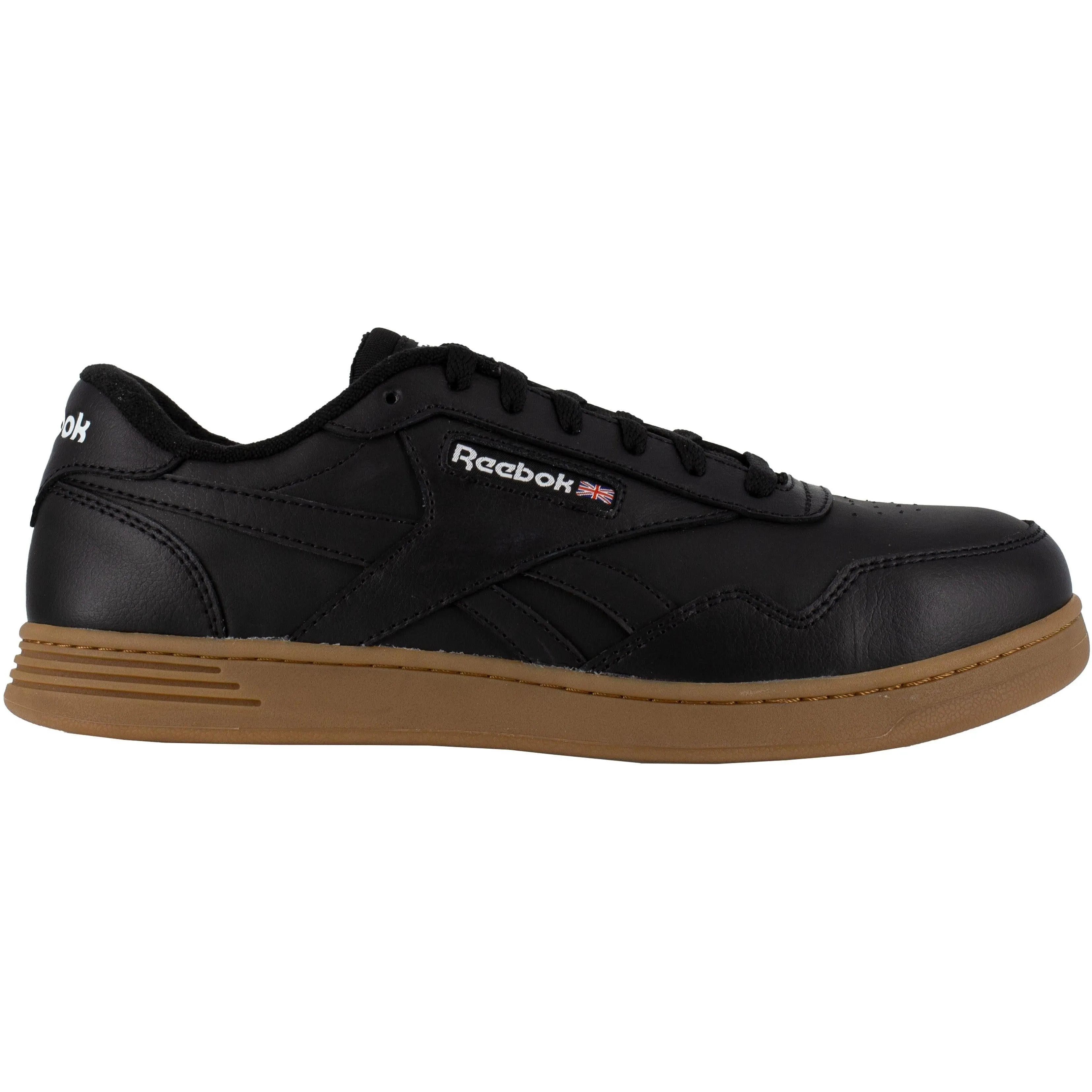 Reebok Men's Club MEMT Composite Toe Classic Sneaker Work Shoe - Black - RB4154