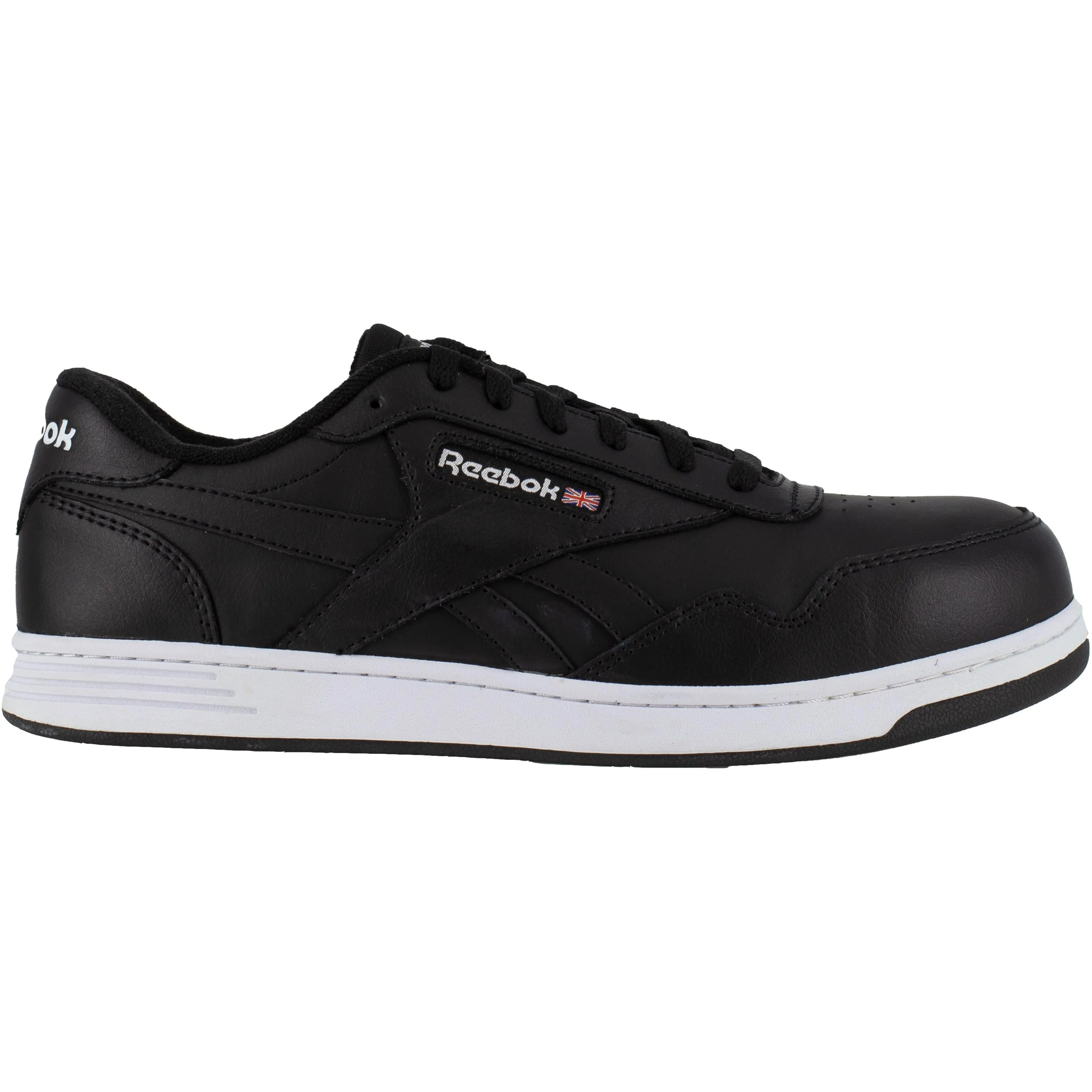 Reebok Men's Club MEMT Composite Toe Classic Sneaker Work Shoe - Black - RB4157