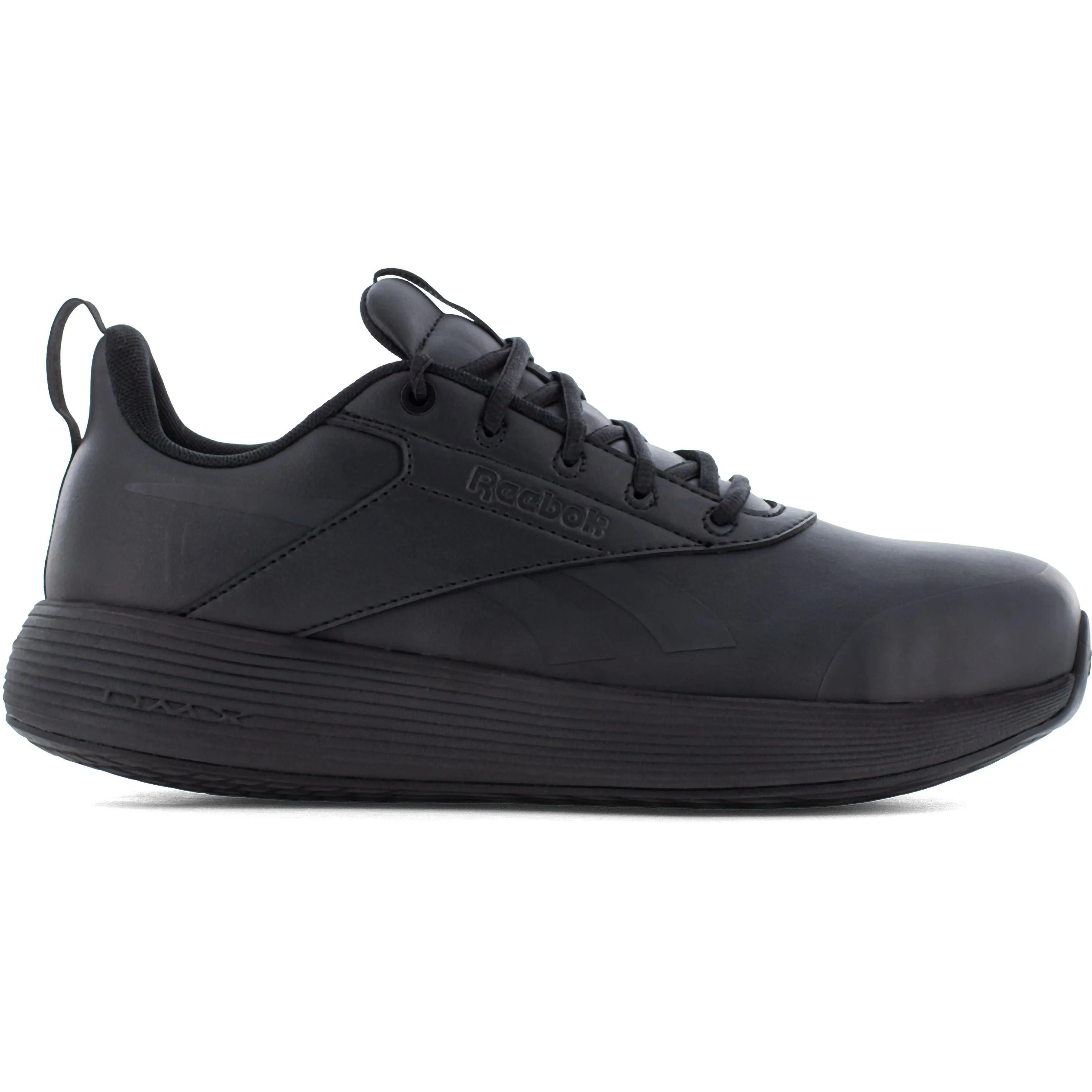 Reebok Men's DMXair Comfort  Composite Toe Athletic Work Shoe- Black- RB3605