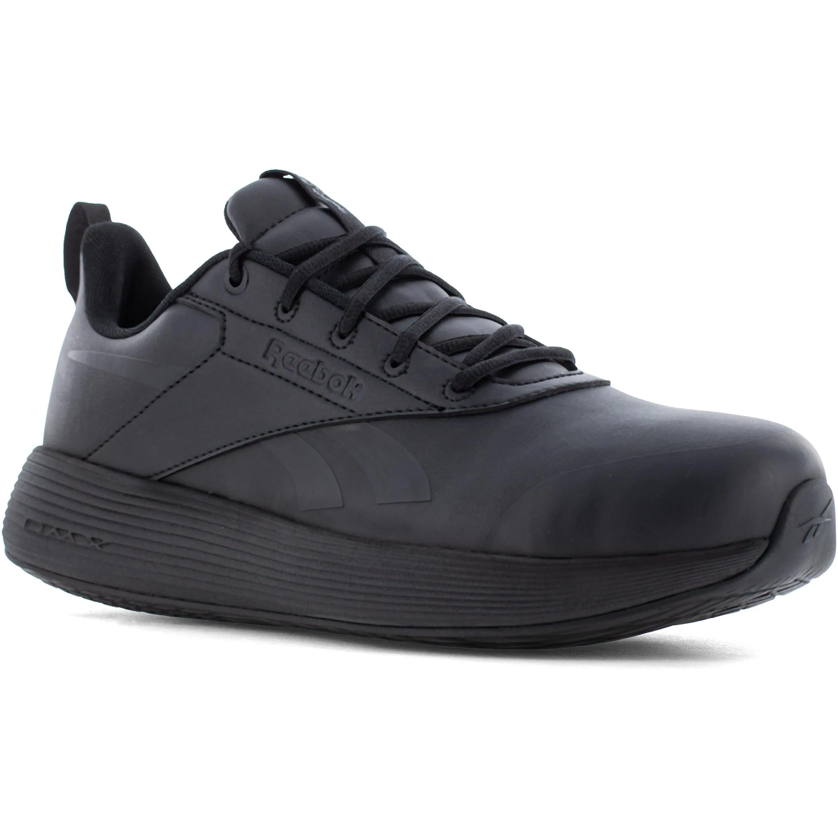 Reebok Men's DMXair Comfort  Composite Toe Athletic Work Shoe- Black- RB3605