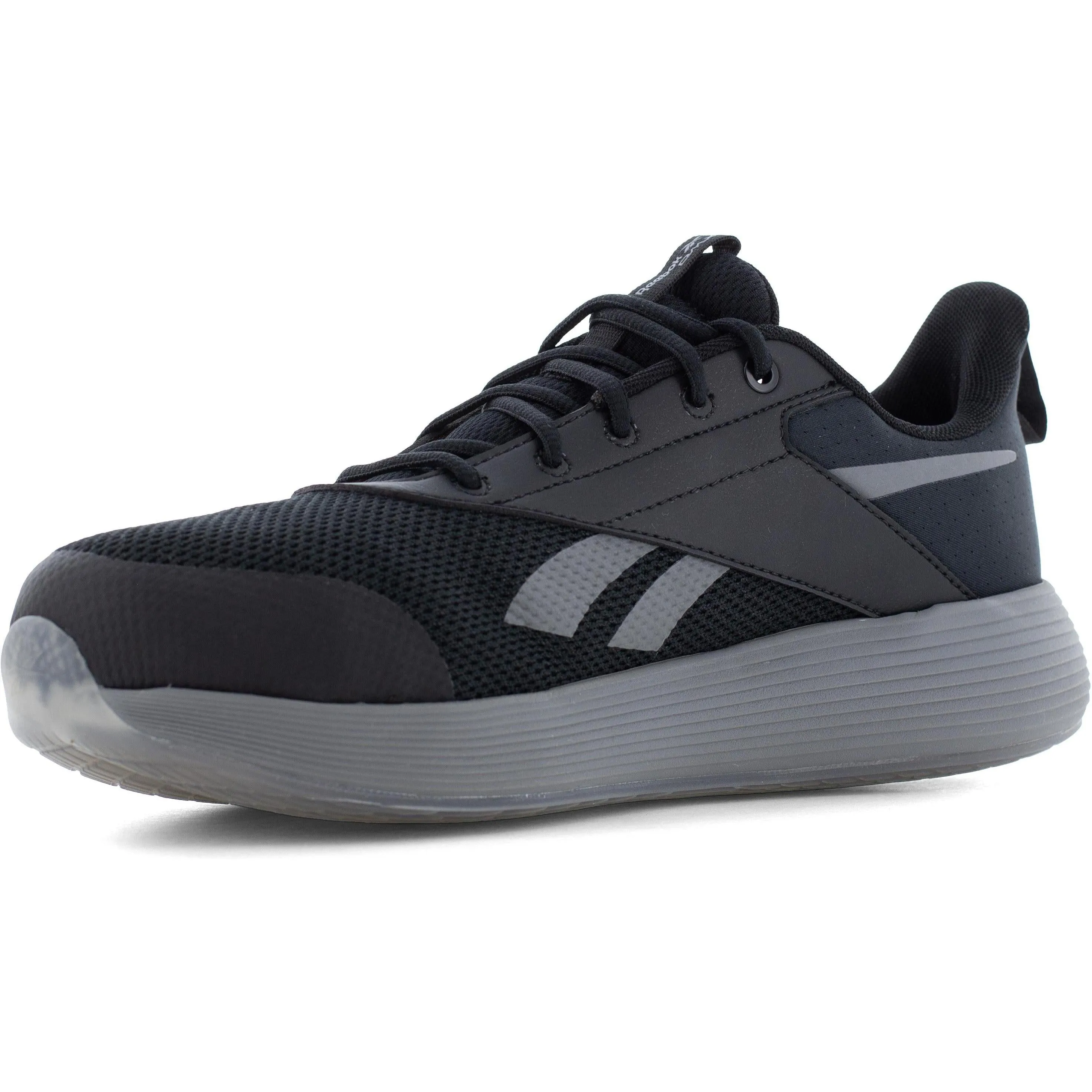 Reebok Men's DMXair Comfort  Composite Toe Athletic Work Shoe- Black- RB3607