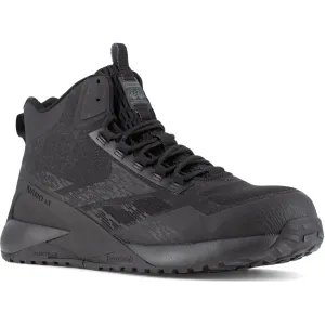 Reebok Men's Nano X1 Adventure Composite Toe Athletic Work Shoe- Black- RB3484
