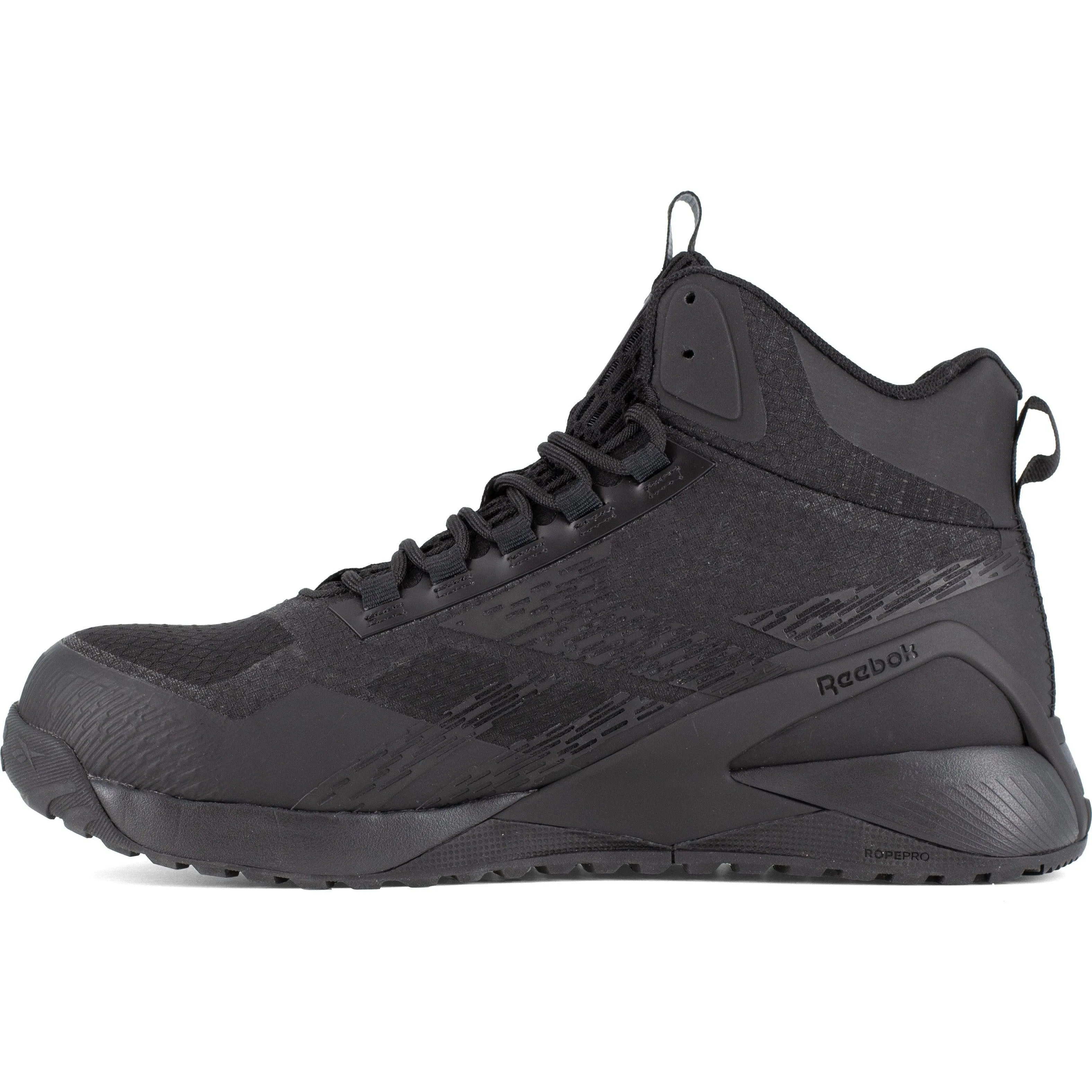 Reebok Men's Nano X1 Adventure Composite Toe Athletic Work Shoe- Black- RB3484