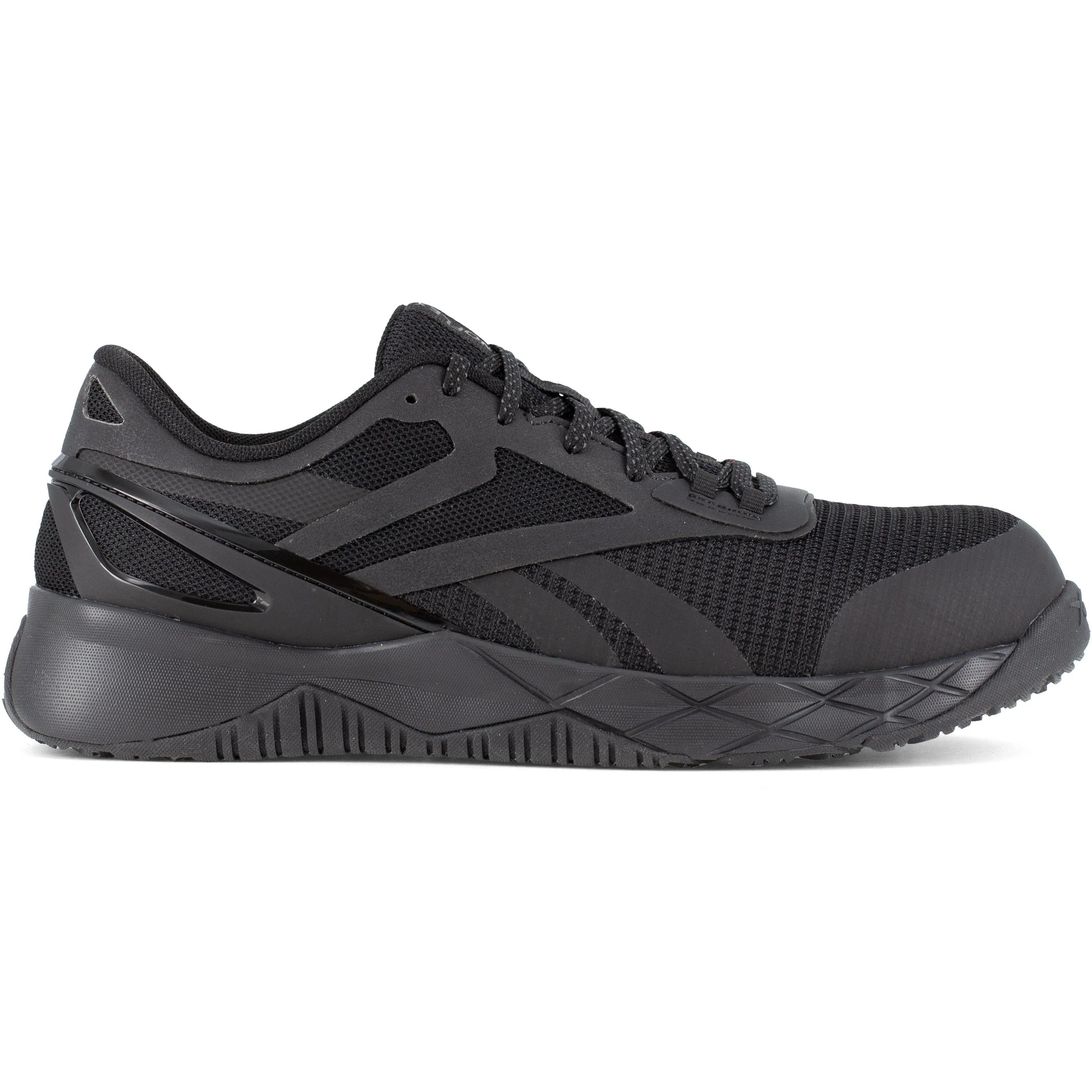 Reebok Men's Nanoflex TR Composite Toe Athletic Work Shoe- Black- RB3315
