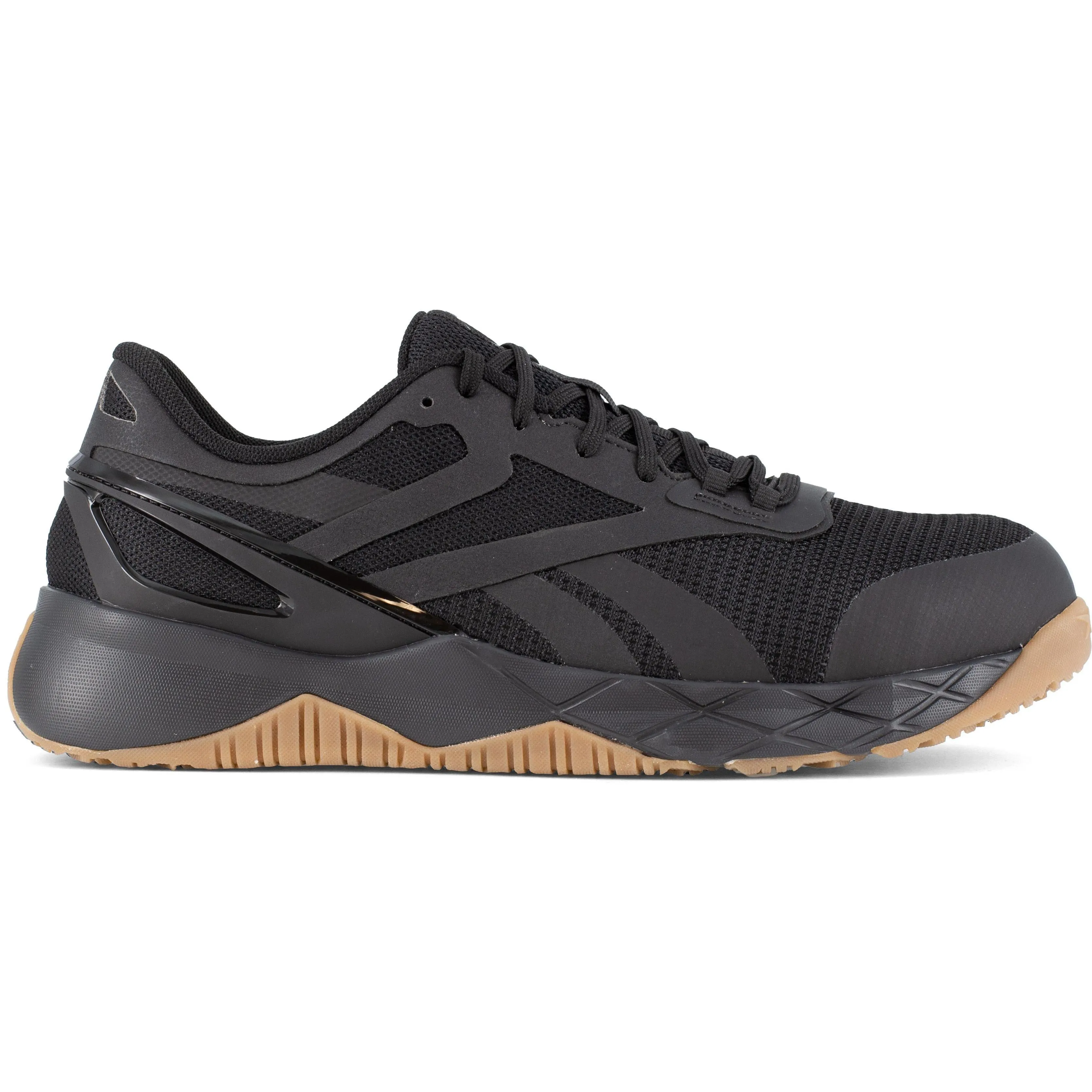 Reebok Men's Nanoflex TR Composite Toe Athletic Work Shoe- Black- RB3317