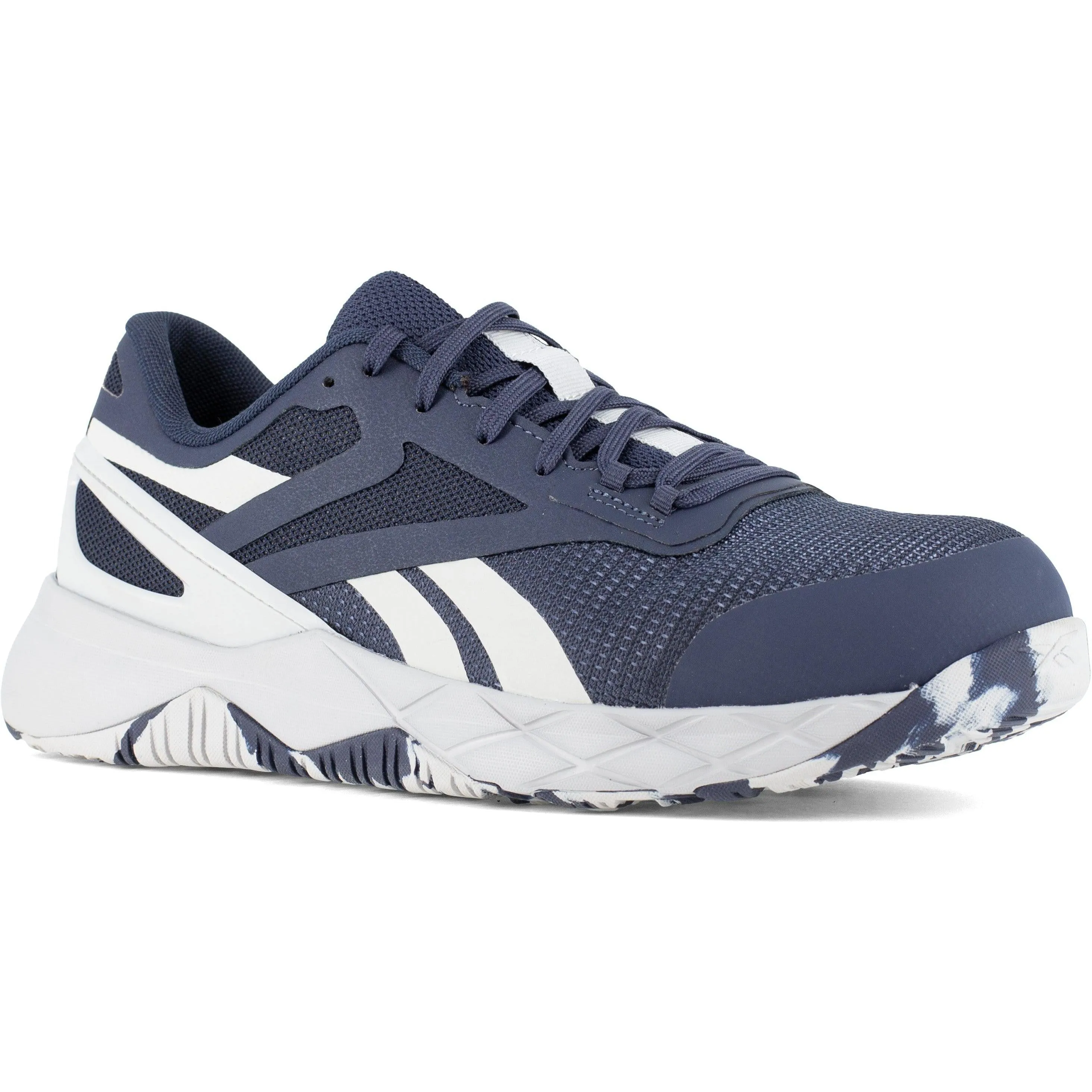 Reebok Men's Nanoflex TR Composite Toe Athletic Work Shoe- Navy- RB3318