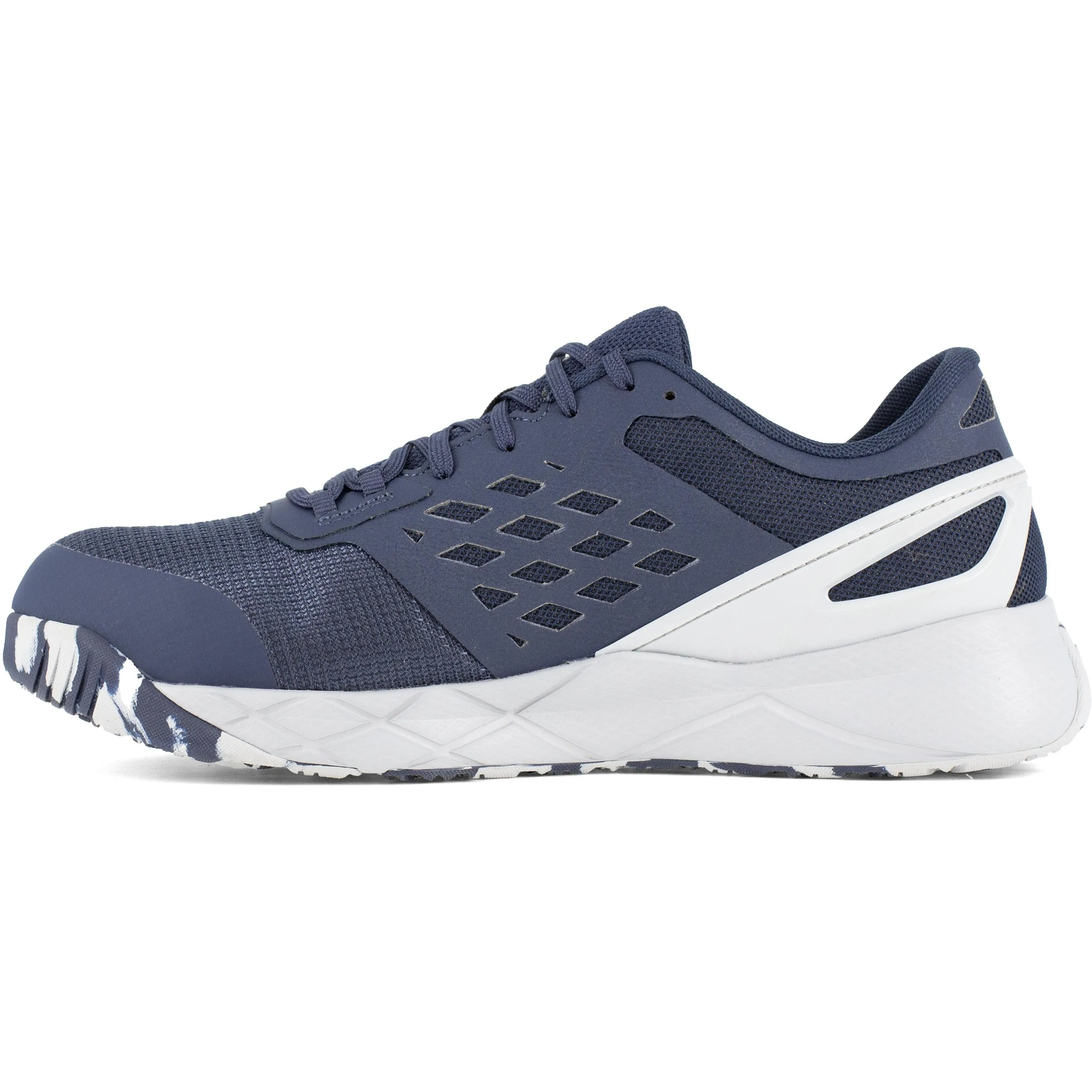 Reebok Men's Nanoflex TR Composite Toe Athletic Work Shoe- Navy- RB3318