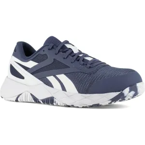 Reebok Men's Nanoflex TR Composite Toe Athletic Work Shoe- Navy- RB3318