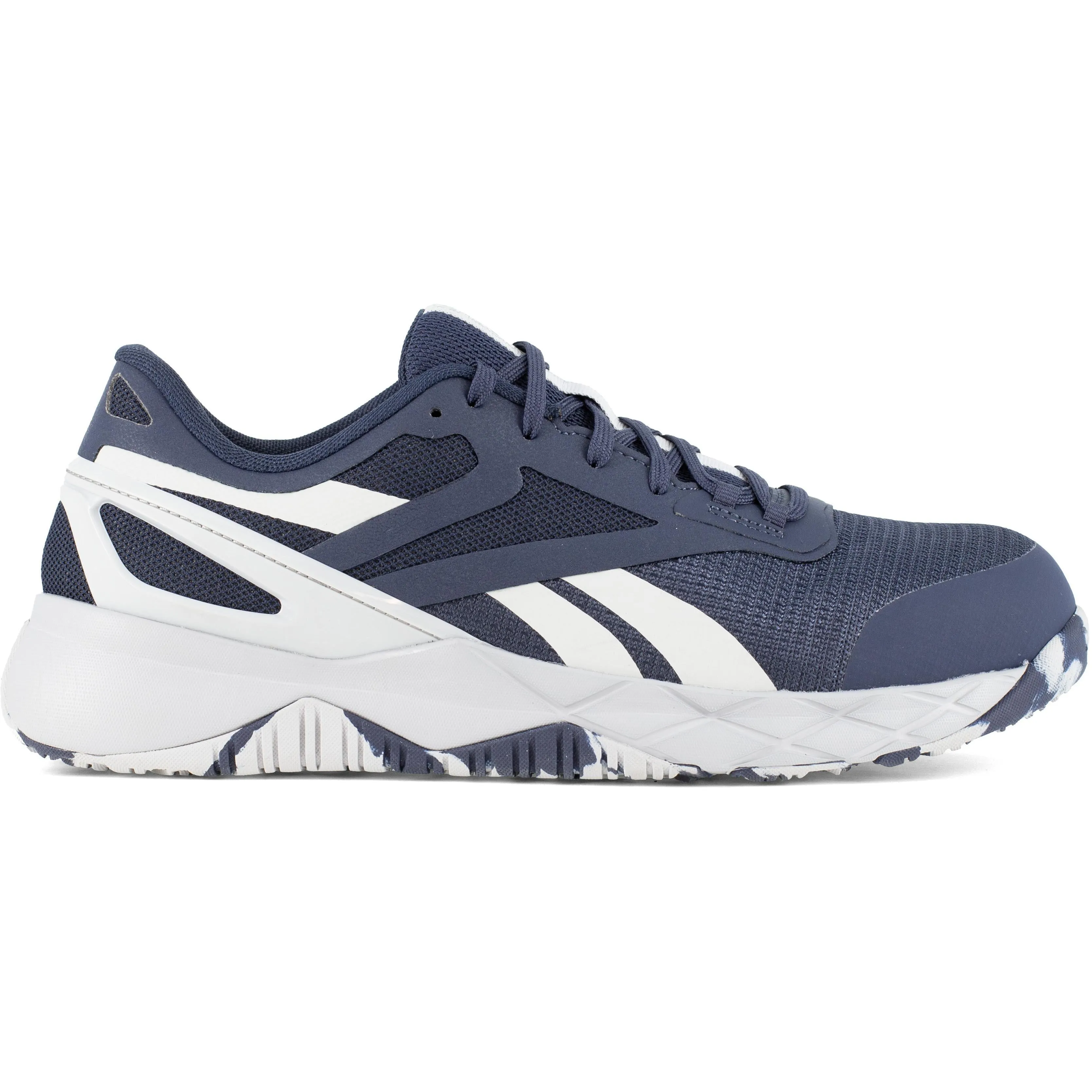 Reebok Men's Nanoflex TR Composite Toe Athletic Work Shoe- Navy- RB3318