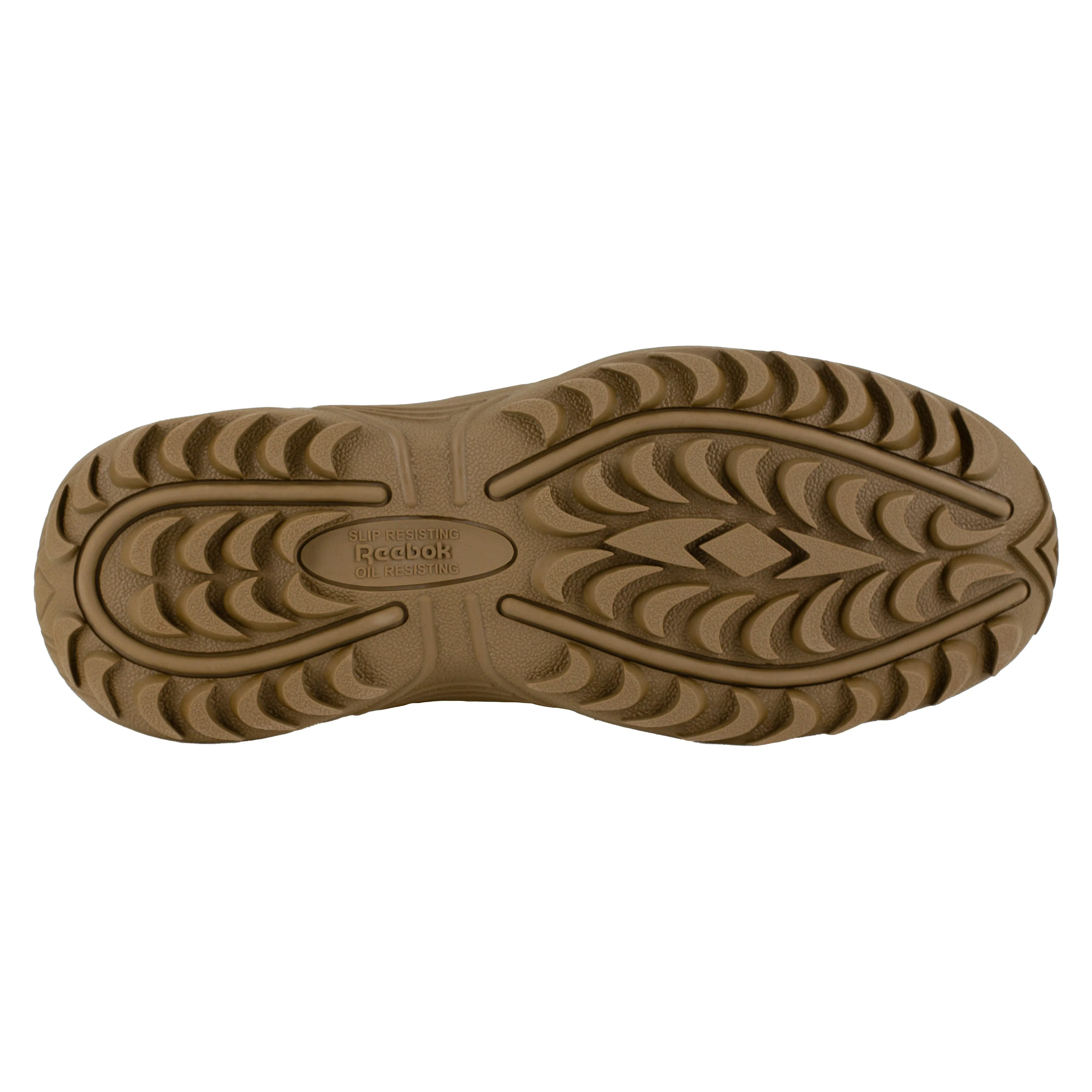 Reebok Men's Rapid Response RB 6" Composite Toe Side Zipper Stealth Duty Work Boot - Coyote - RB8650