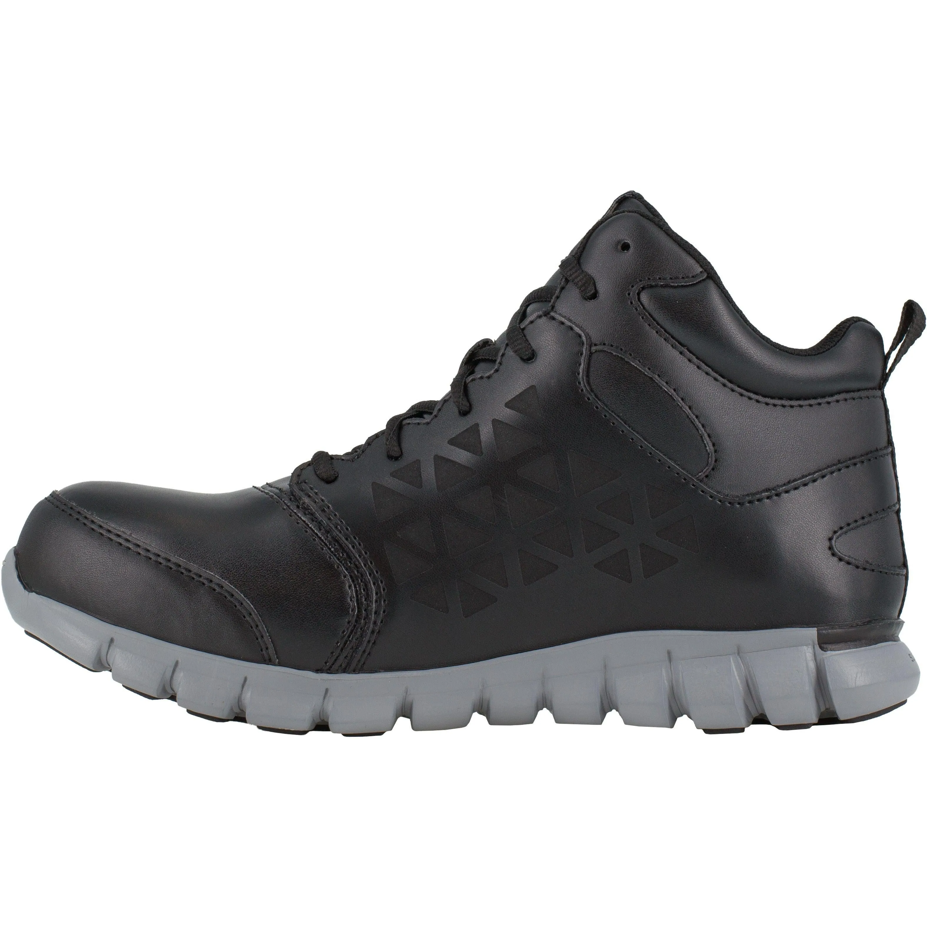 Reebok Men's Sublite Cushion Alloy Toe Athletic Work Shoe- Black- RB4142