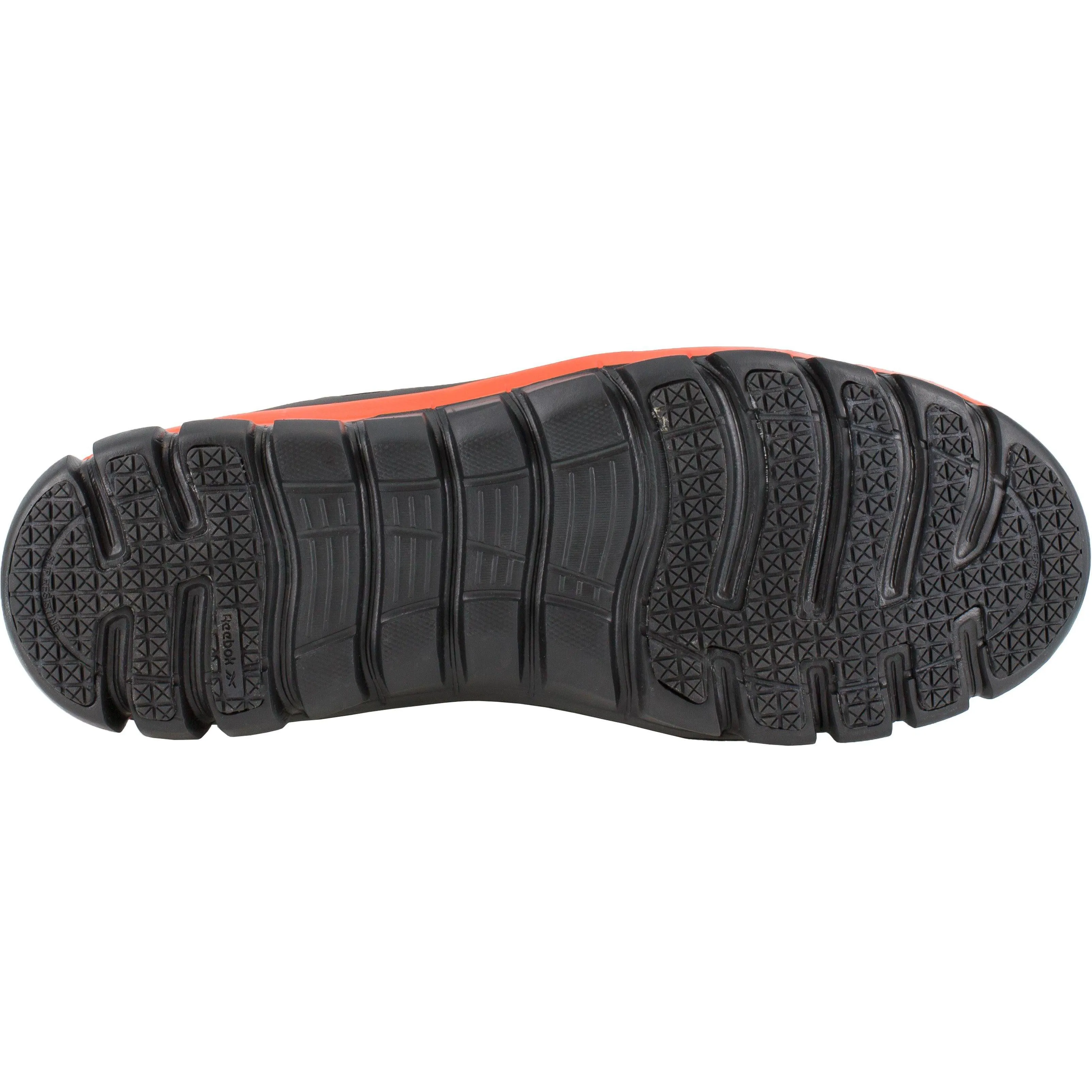 Reebok Men's Sublite Cushion Composite Toe Athletic Work Shoe- Black- RB4050