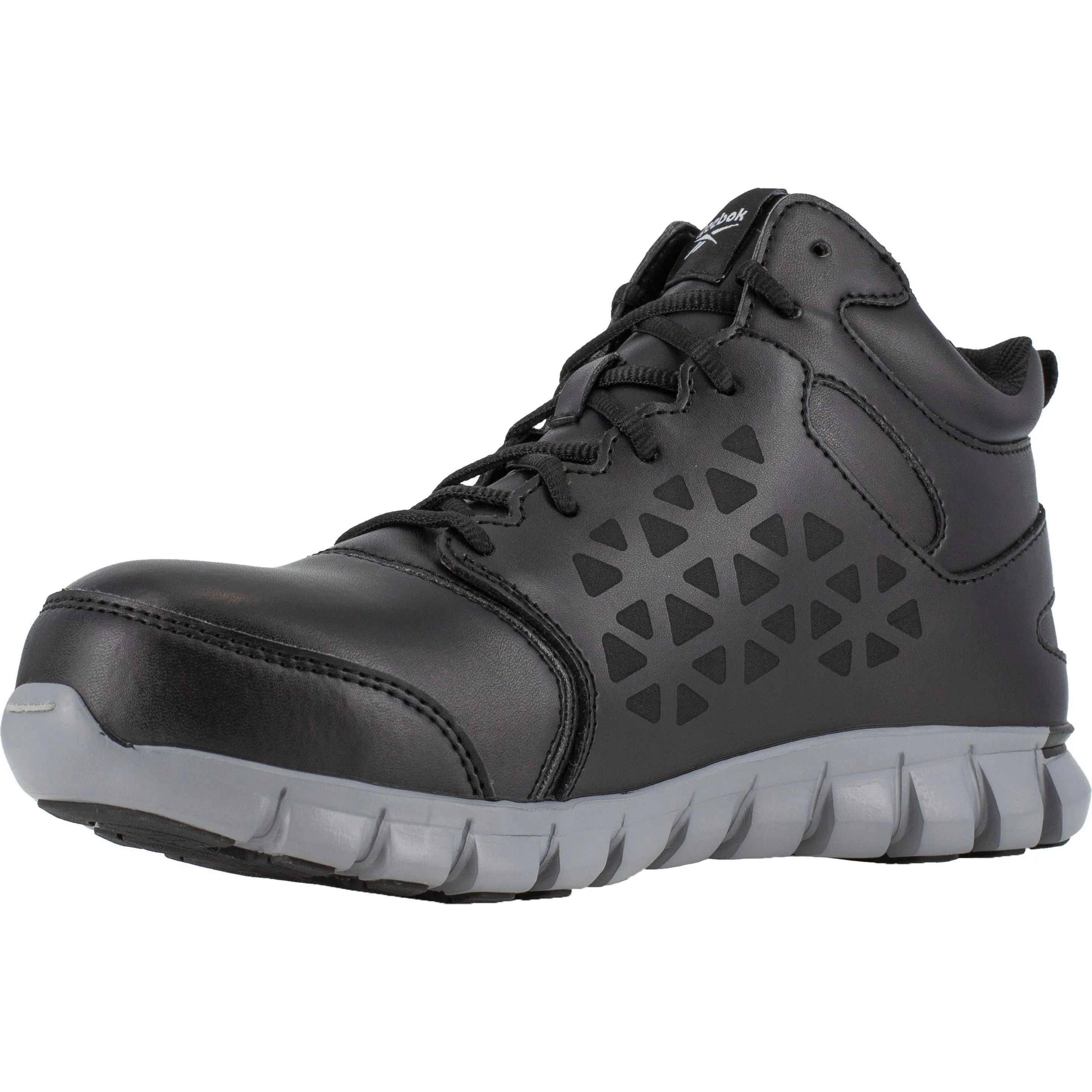 Reebok Men's Sublite Cushion Composite Toe Waterproof Athletic Work Shoe - Black - RB4144