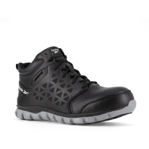 Reebok Men's Sublite Cushion Composite Toe Waterproof Athletic Work Shoe - Black - RB4144