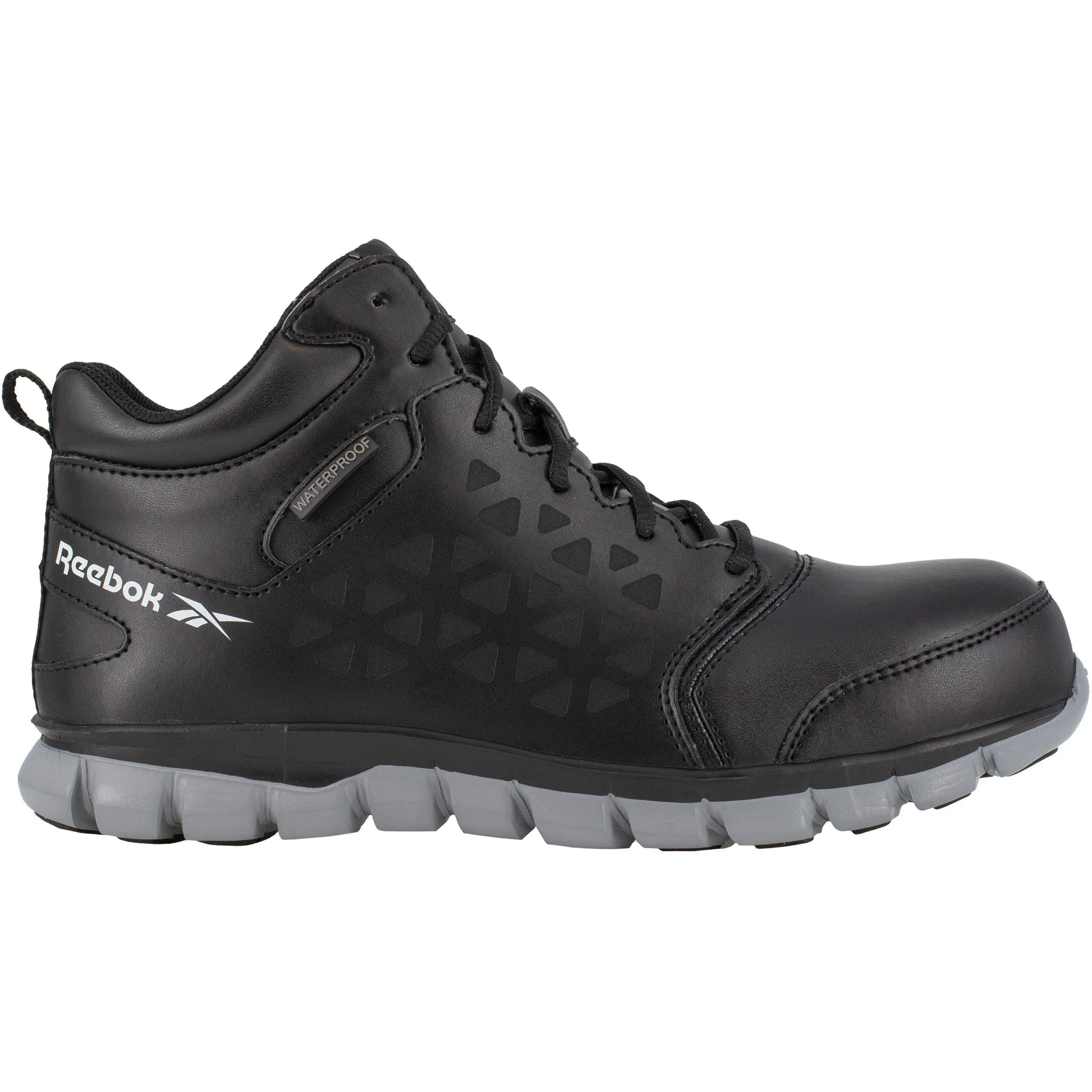 Reebok Men's Sublite Cushion Composite Toe Waterproof Athletic Work Shoe - Black - RB4144