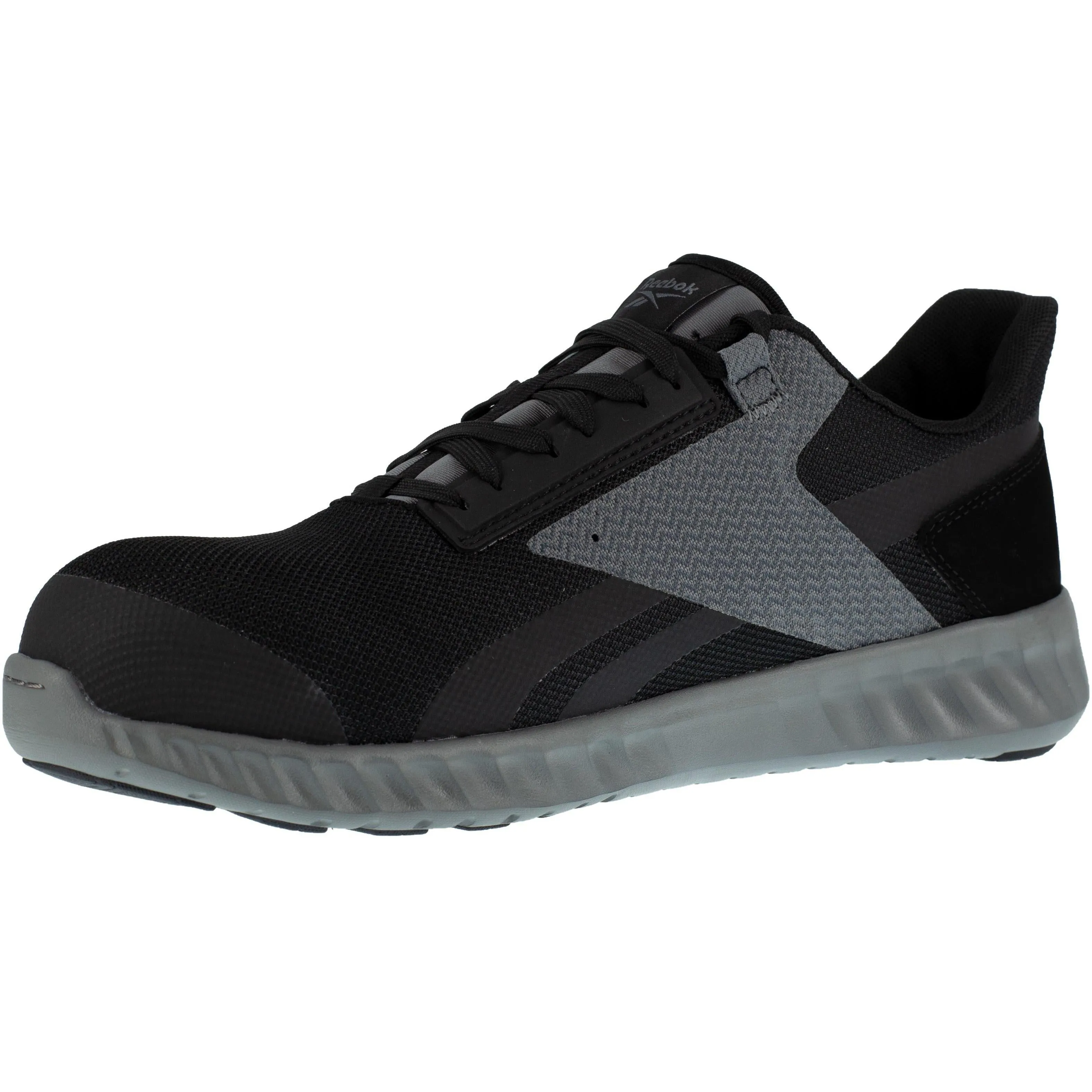 Reebok Men's Sublite Legend Composite Toe Athletic Work Shoe- Black- RB4020
