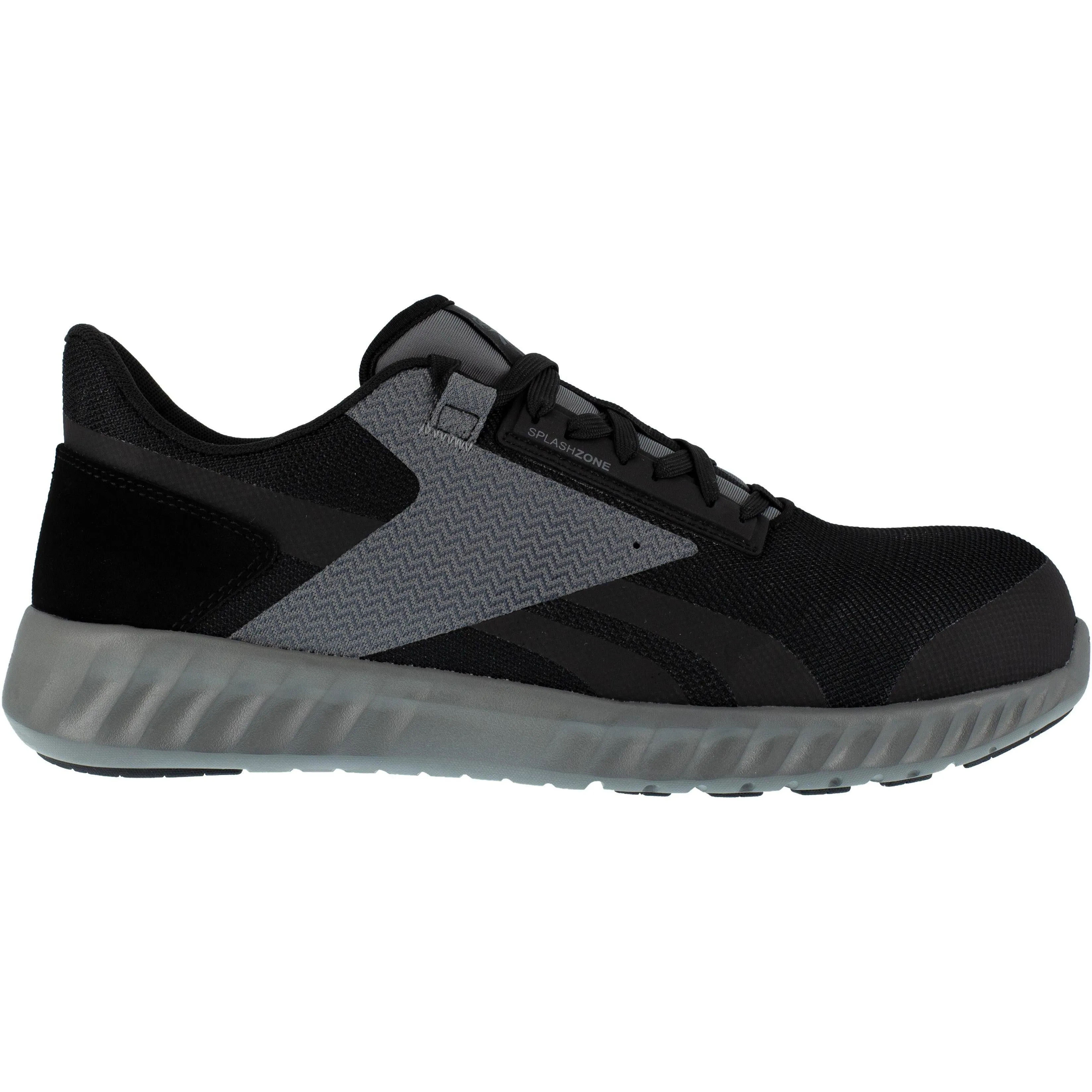 Reebok Men's Sublite Legend Composite Toe Athletic Work Shoe- Black- RB4020