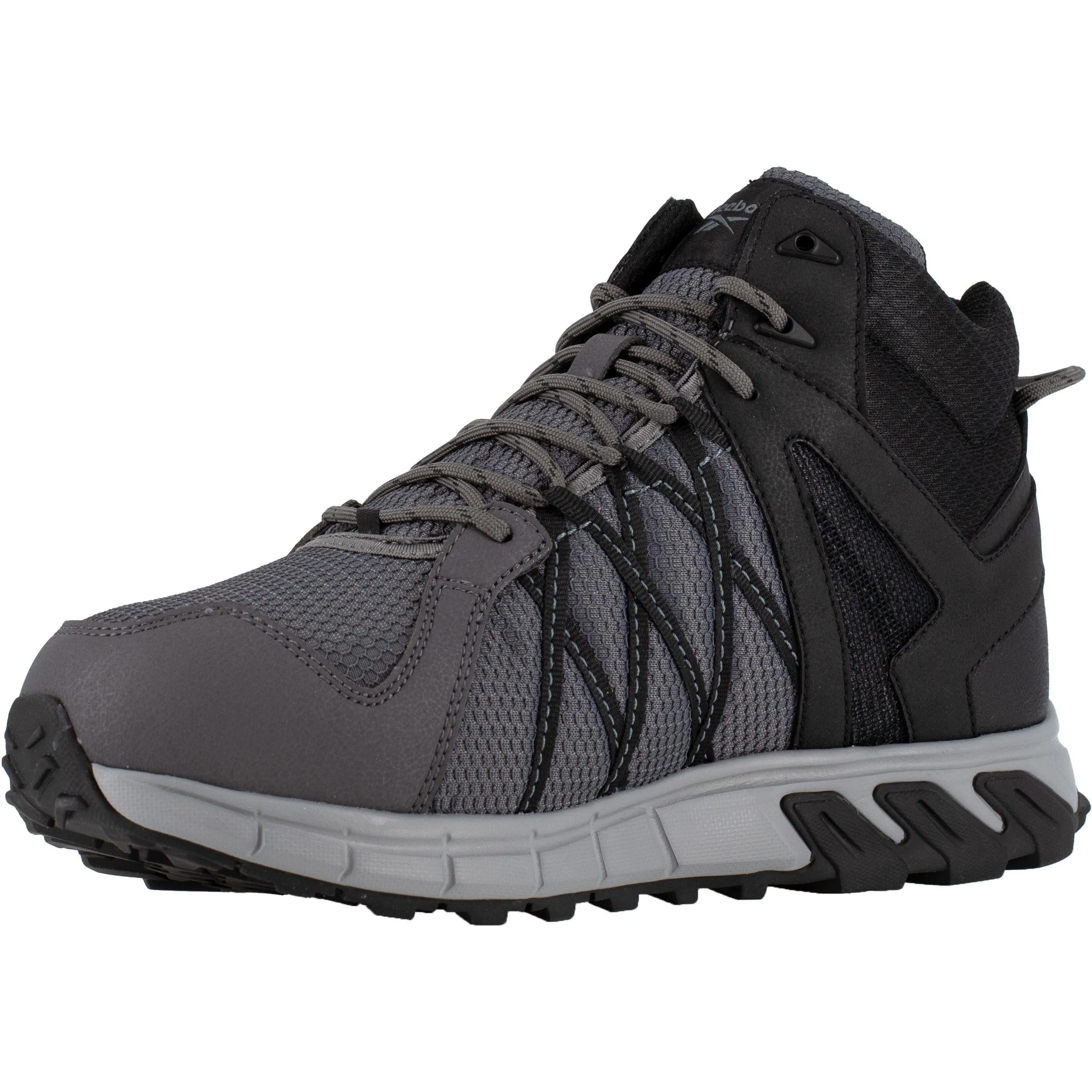 Reebok Men's Trailgrip Alloy Toe CushGuard Metguard Hiker Work Boot - Grey - RB3404