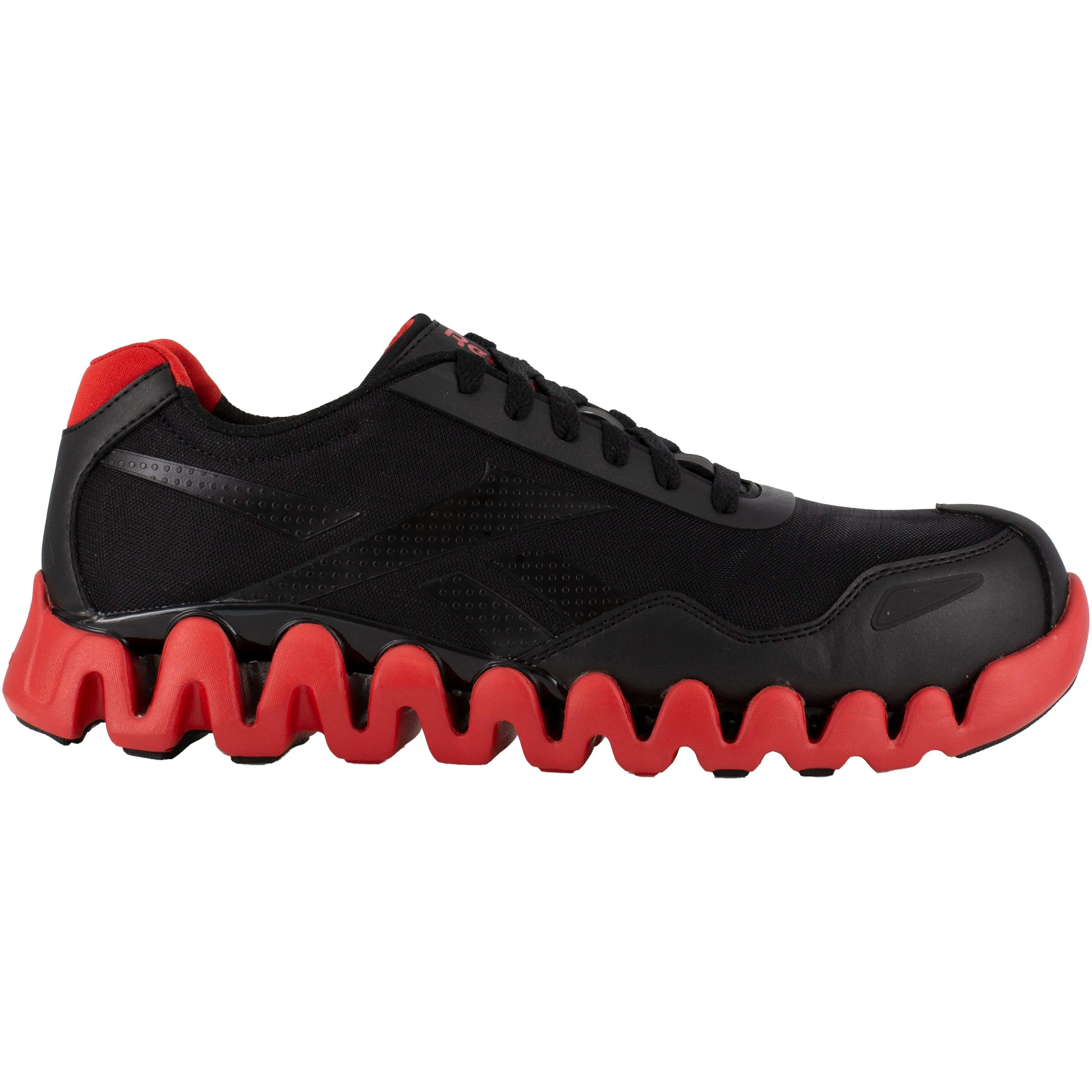 Reebok Men's Zig Pulse Composite Toe Athletic Work Shoe- Black- RB3016