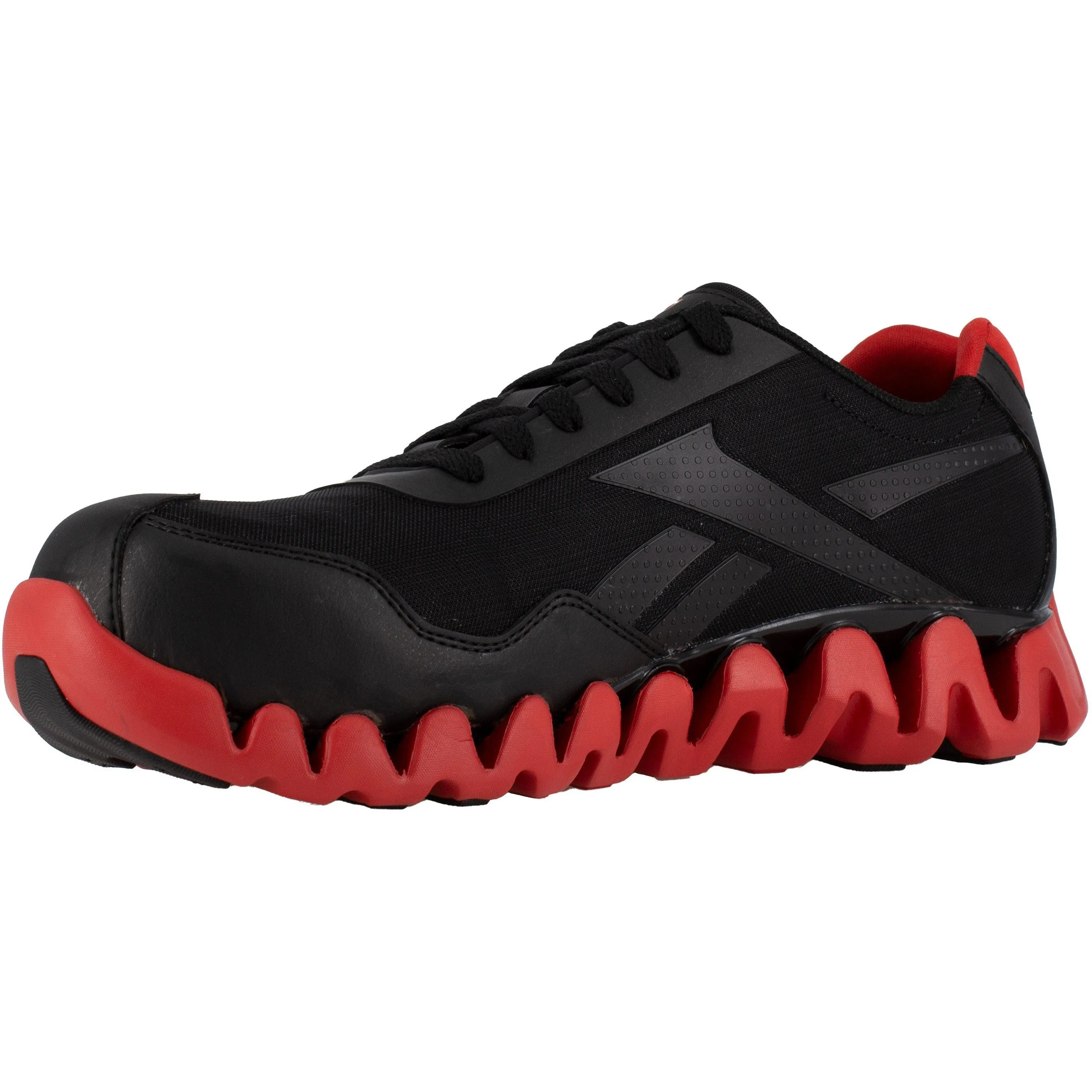 Reebok Men's Zig Pulse Composite Toe Athletic Work Shoe- Black- RB3016