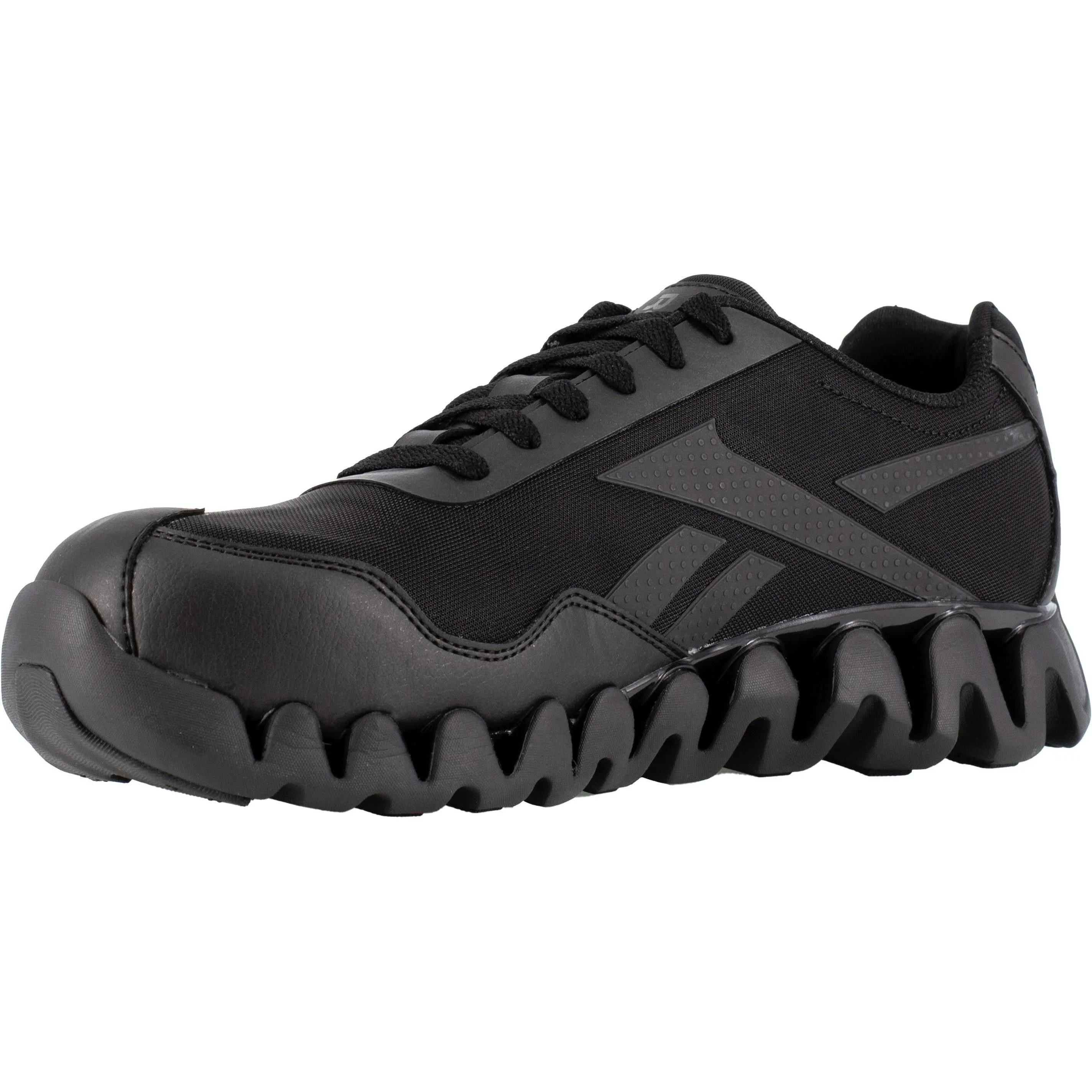 Reebok Men's Zig Pulse Composite Toe Athletic Work Shoe- Black- RB3019