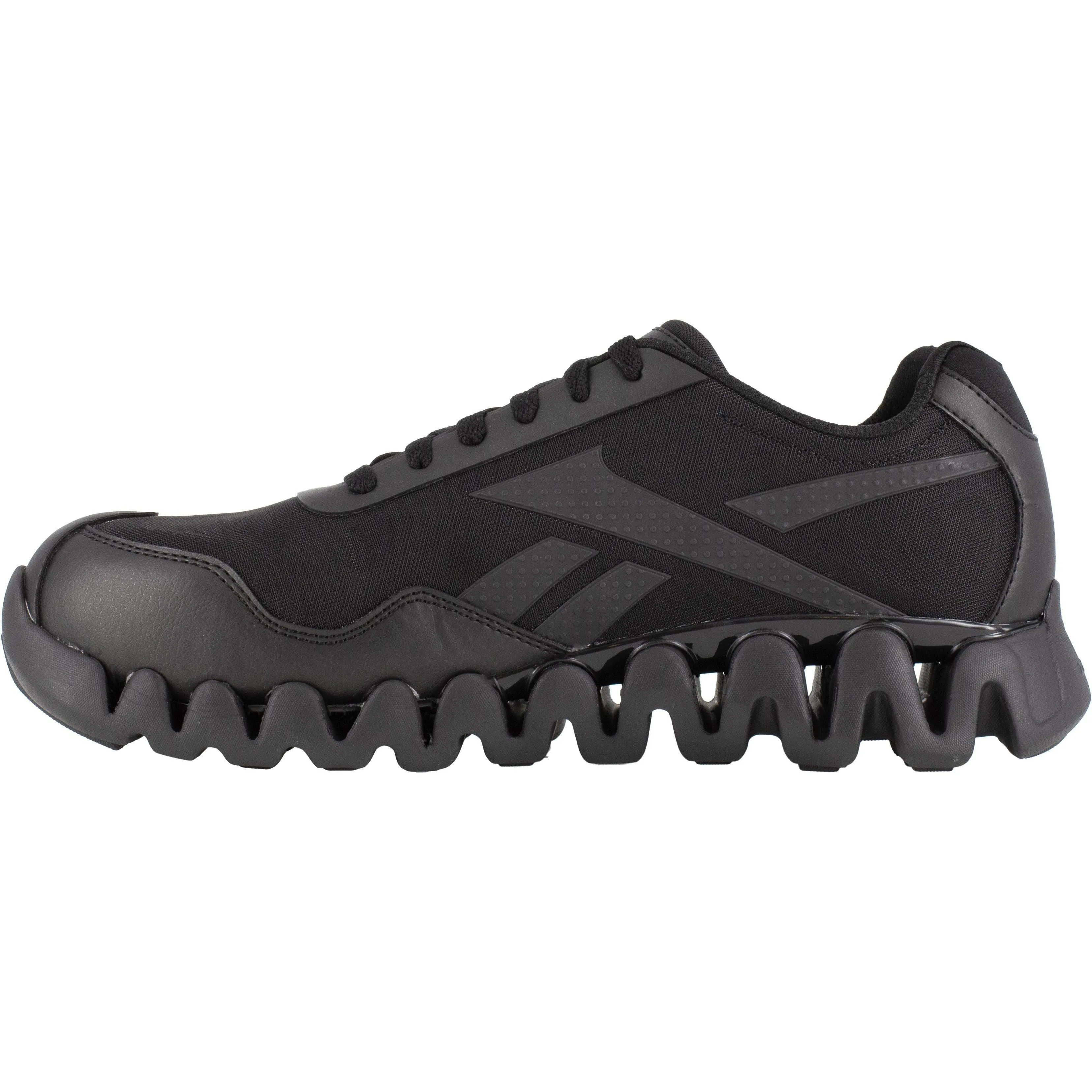 Reebok Men's Zig Pulse Composite Toe Athletic Work Shoe- Black- RB3019