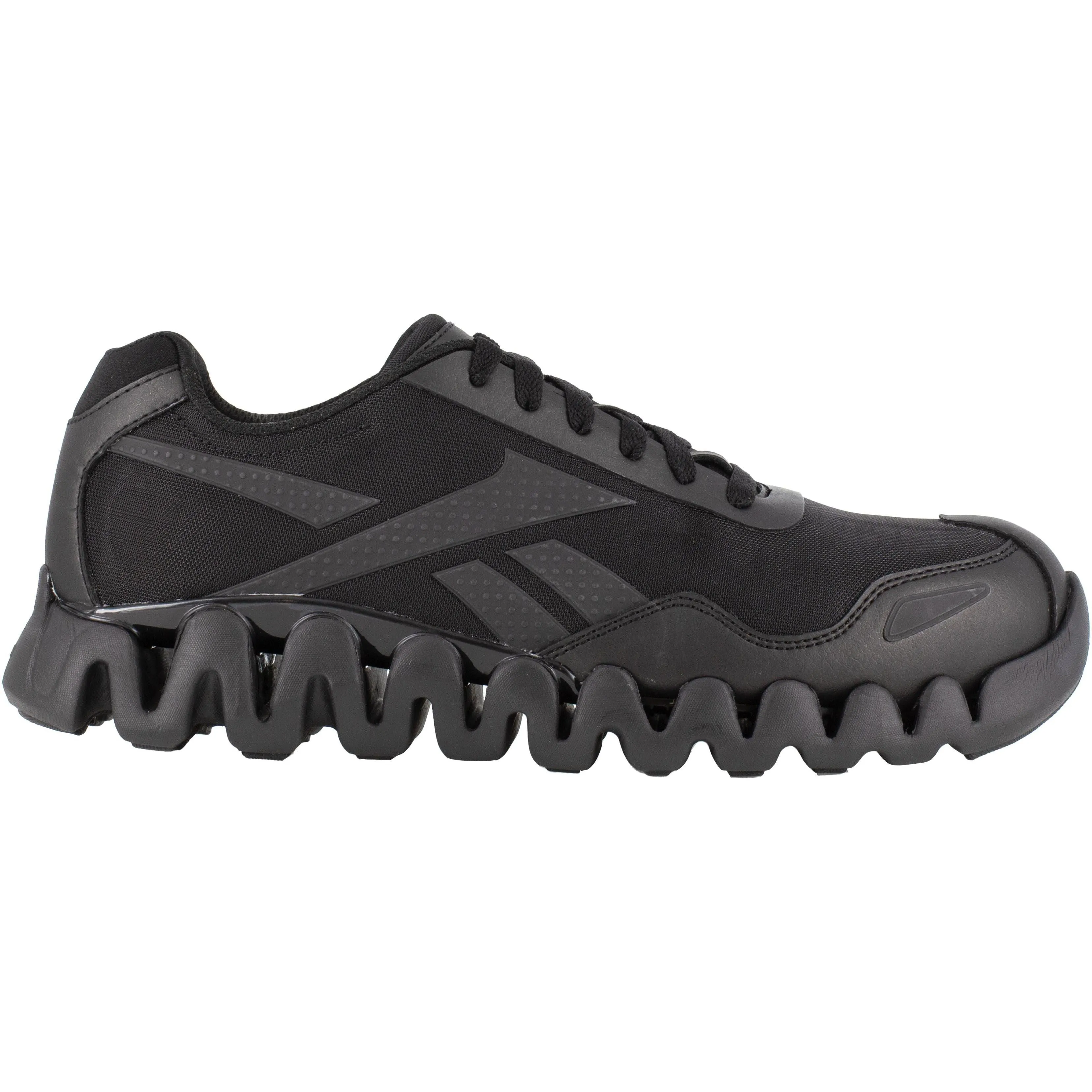 Reebok Men's Zig Pulse Composite Toe Athletic Work Shoe- Black- RB3019