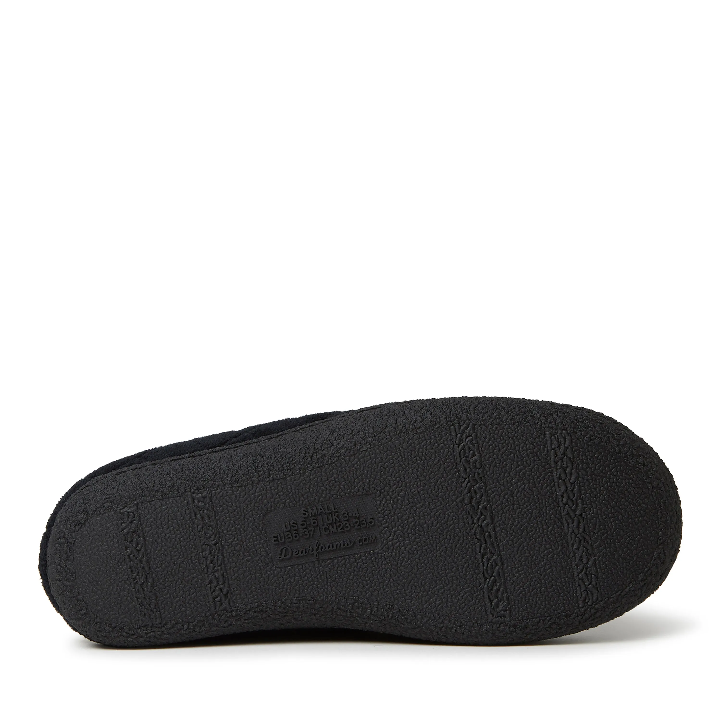 Reformation Dearfoams Womens Leslie Quilted Microfiber Terry Memory Foam Clog Slipper