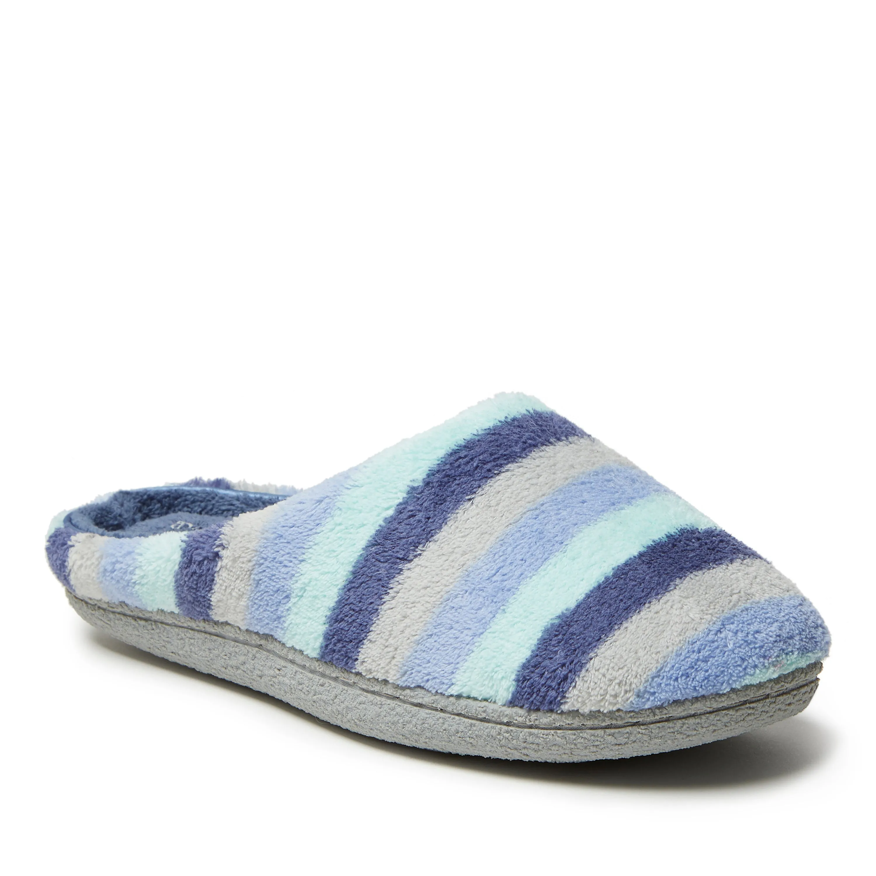 Reformation Dearfoams Womens Leslie Quilted Microfiber Terry Memory Foam Clog Slipper