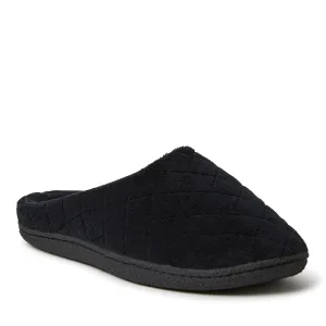 Reformation Dearfoams Womens Leslie Quilted Microfiber Terry Memory Foam Clog Slipper