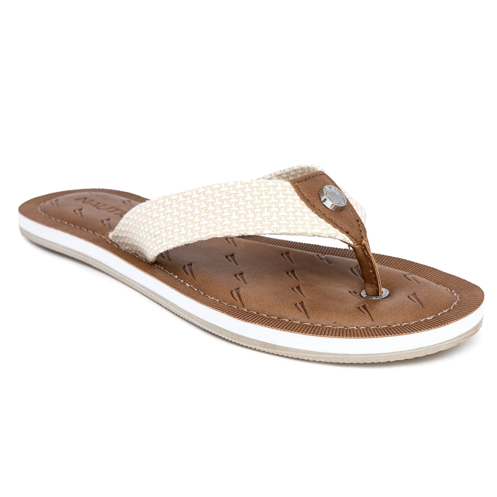 Reformation Nautica Striped Sandal