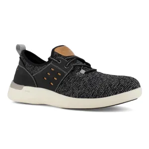 Rockport Men's TruFlex Composite Toe  Two Eye Tie Sneaker Work Shoe - Black - RK4689
