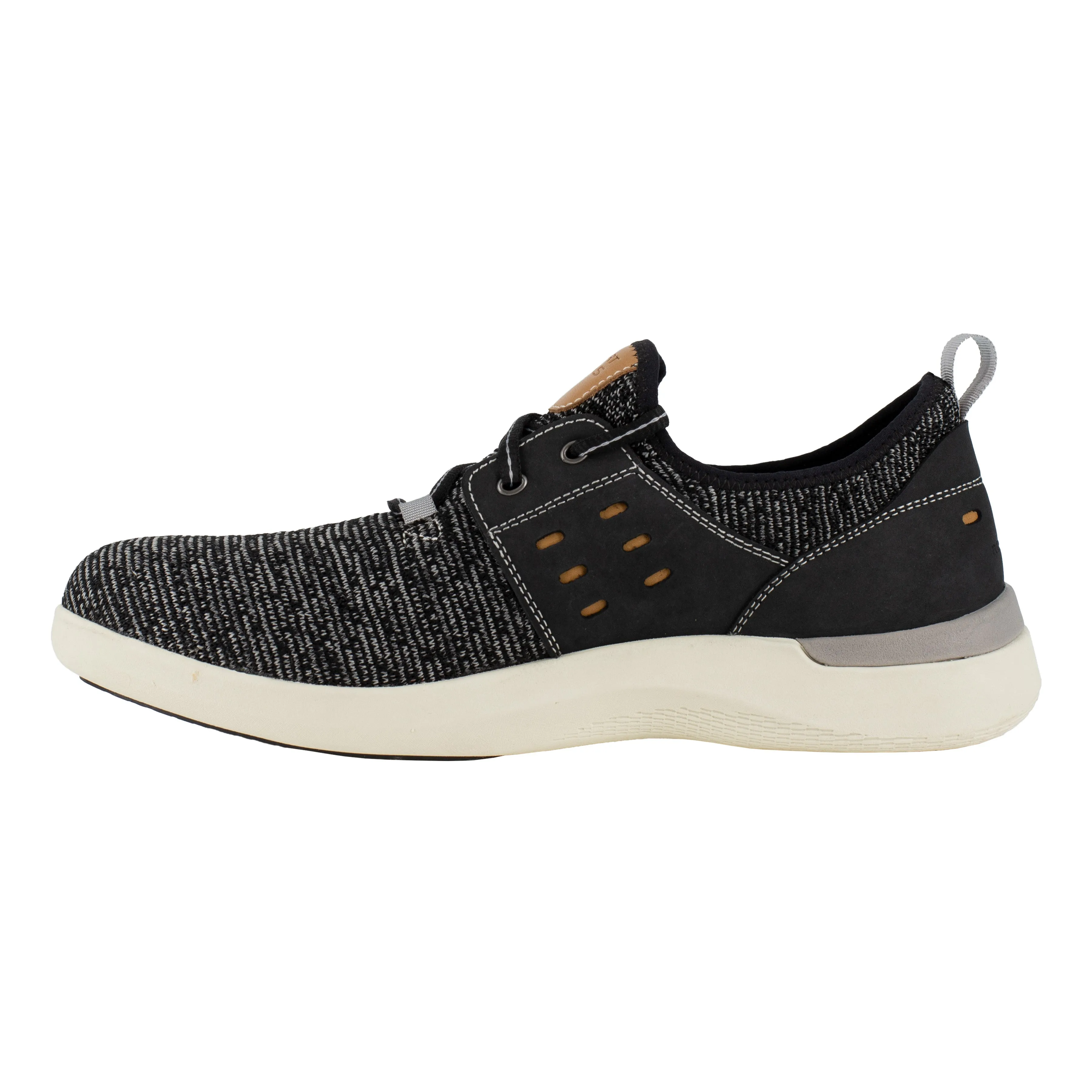 Rockport Men's TruFlex Composite Toe  Two Eye Tie Sneaker Work Shoe - Black - RK4689