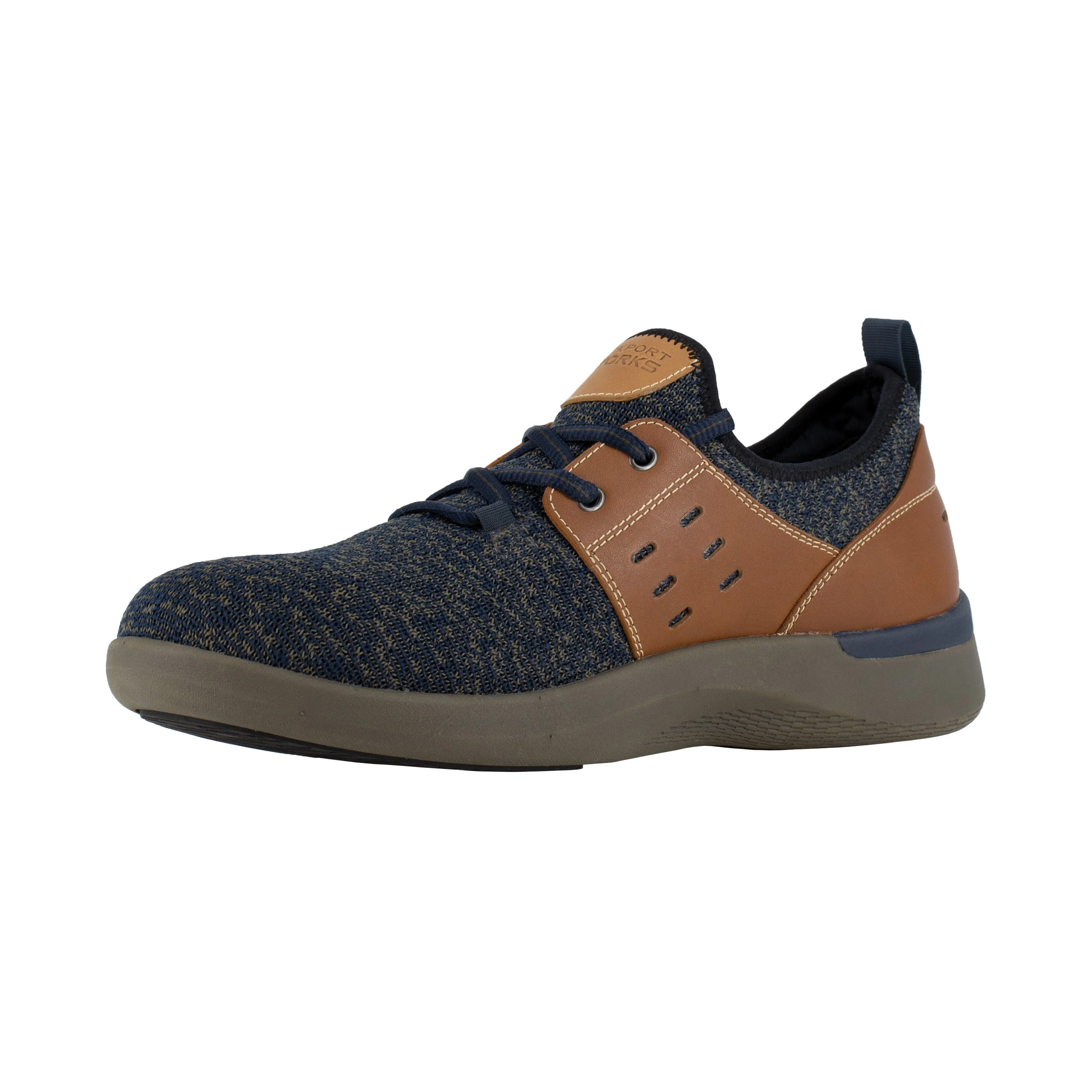 Rockport Men's TruFlex Composite Toe Two Eye Tie Sneaker Work Shoe - Tan - RK4691