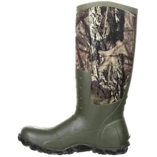 Rocky Men's Core Rubber 19" Waterproof Rubber Hunt Boot - Mossy Oak Camo - RKS0350