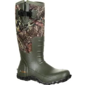 Rocky Men's Core Rubber 19" Waterproof Rubber Hunt Boot - Mossy Oak Camo - RKS0350