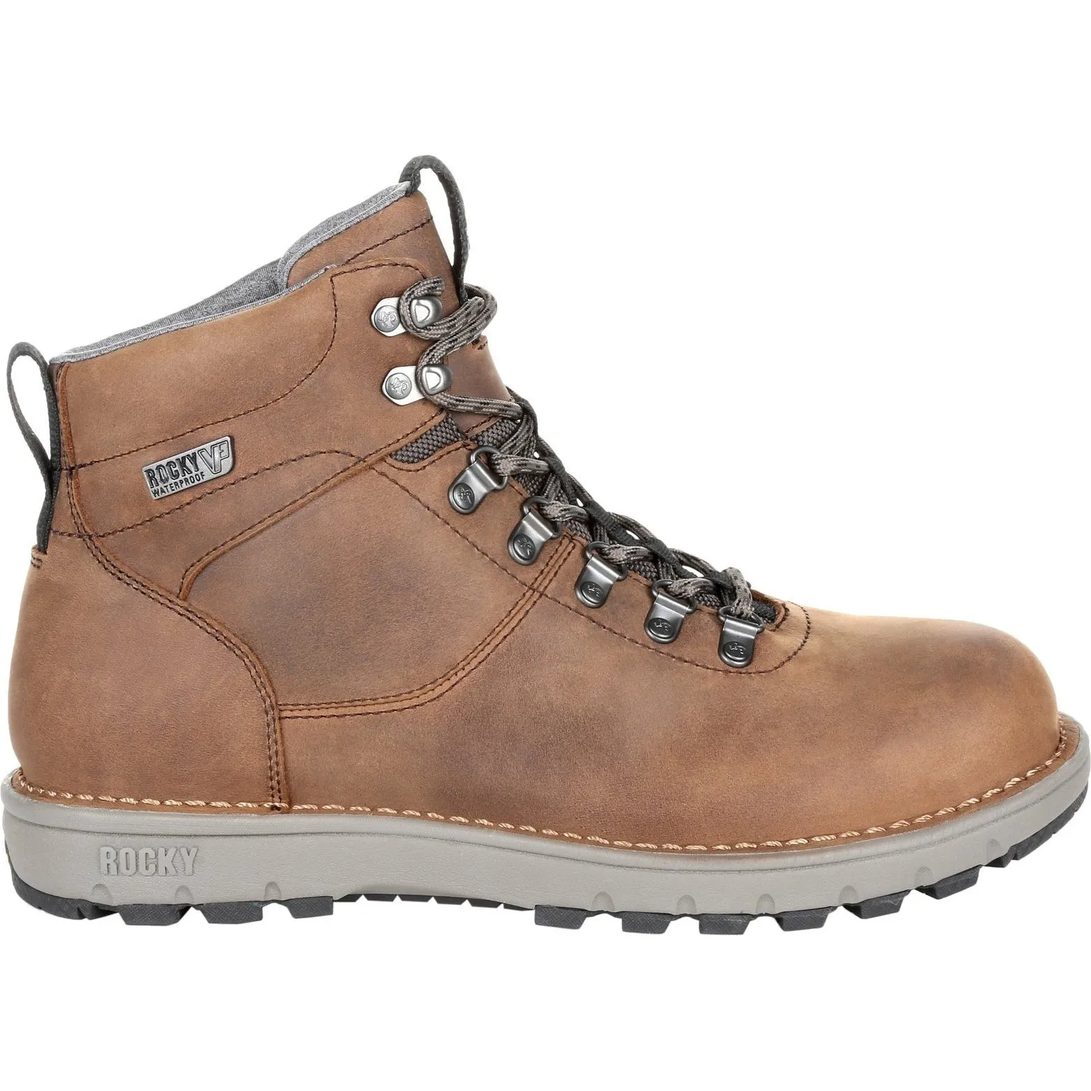 Rocky Men's Legacy 32 6" Waterproof Outdoor Hunt Boot - Light Brown - RKS0431