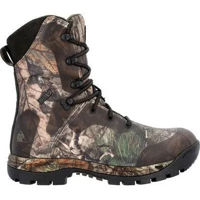 Rocky Men's Lynx 8" Waterproof 1000G Outdoor Hunt Boot Mossy Oak RKS0627