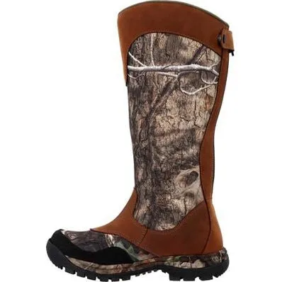 Rocky Men's Lynx Snake 16" Waterproof Zipper Pull On Hunt Boot Mossy Oak - RKS0617