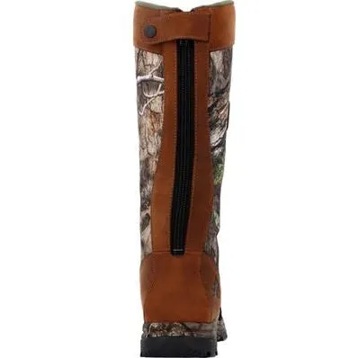 Rocky Men's Lynx Snake 16" Waterproof Zipper Pull On Hunt Boot Mossy Oak - RKS0617