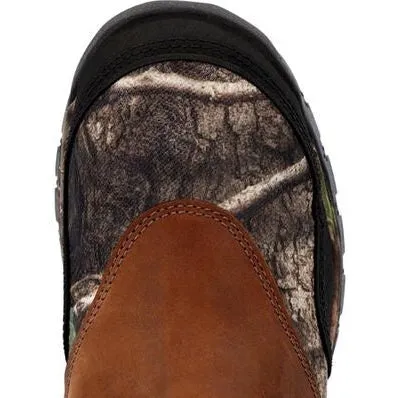 Rocky Men's Lynx Snake 16" Waterproof Zipper Pull On Hunt Boot Mossy Oak - RKS0617