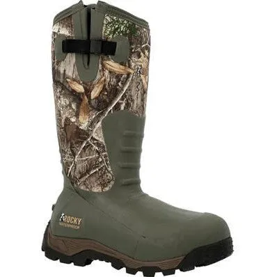 Rocky Men's Sport Pro 16" Soft Toe Waterproof 1200G Hunt Boot- Realtree- RKS0382