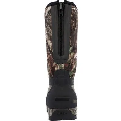 Rocky Men's Stryker Mossy Oak 16" Waterproof 800G Rubber Work Boot Golden RKS0601